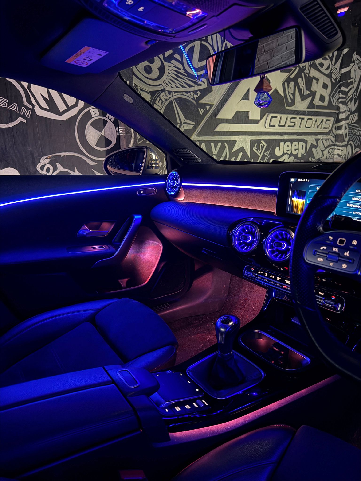 Full OEM Ambient Lighting Upgrade – A-Class