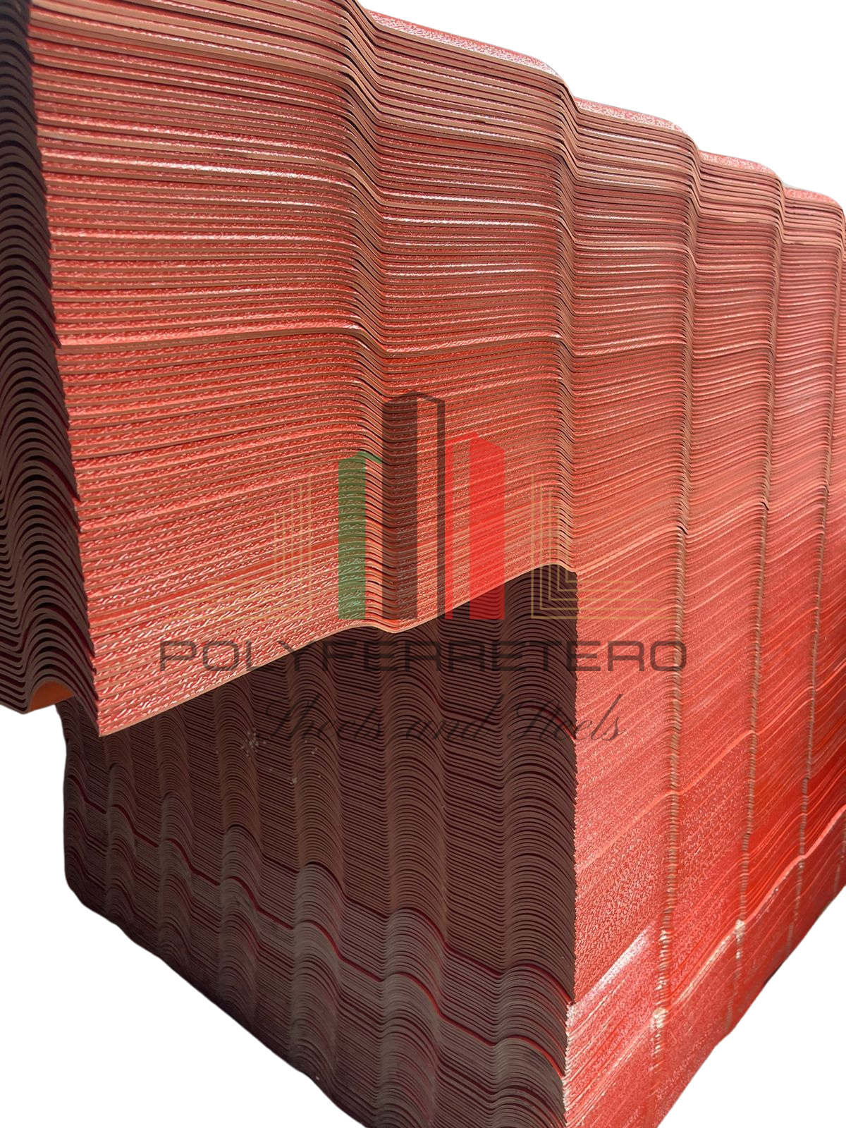 Teja española de PVC