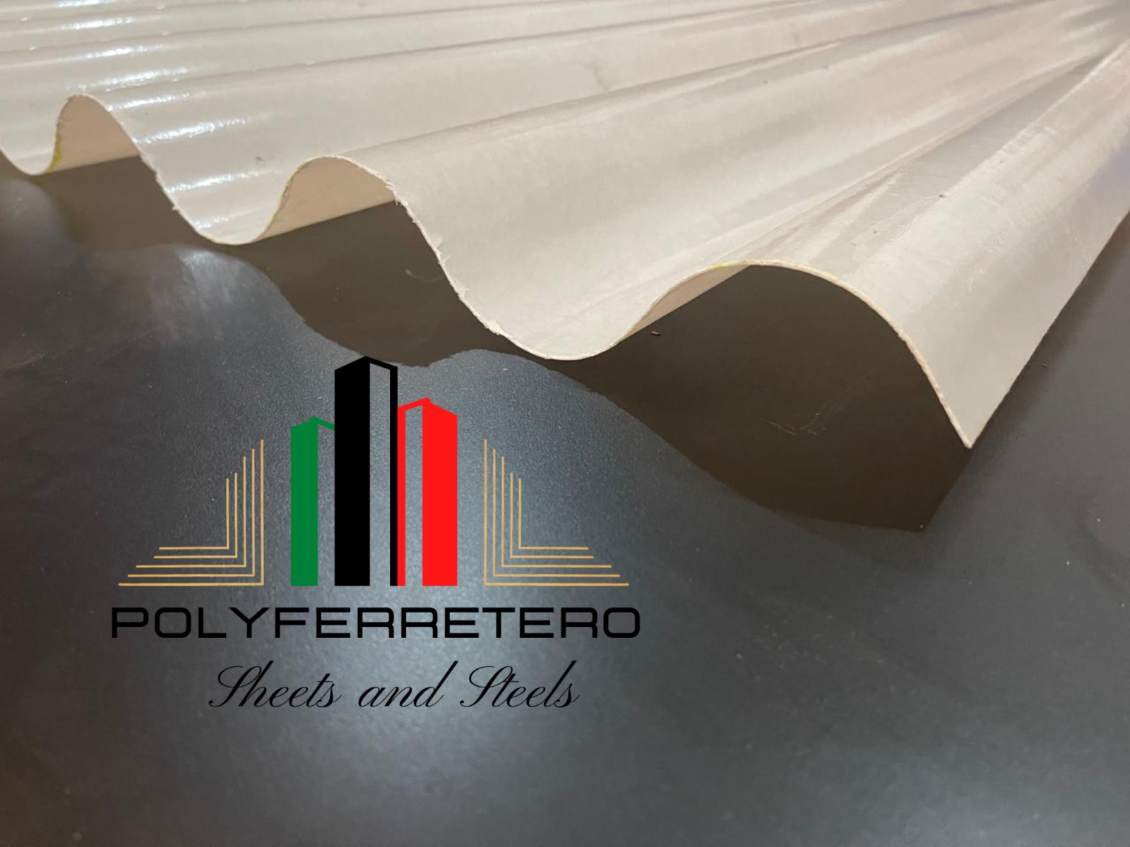 Lamina traslucida tipo asbesto