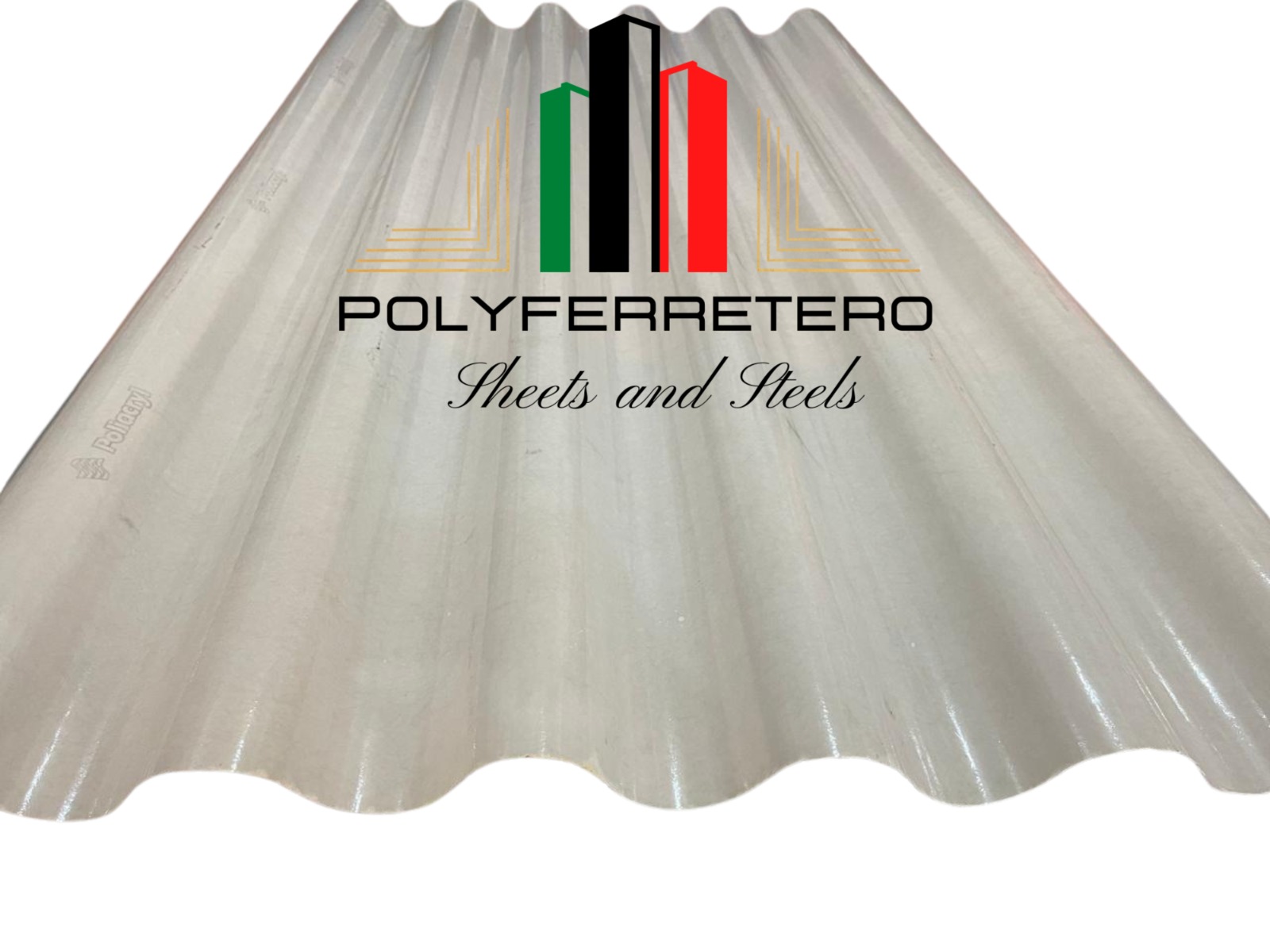 Lamina traslucida tipo asbesto