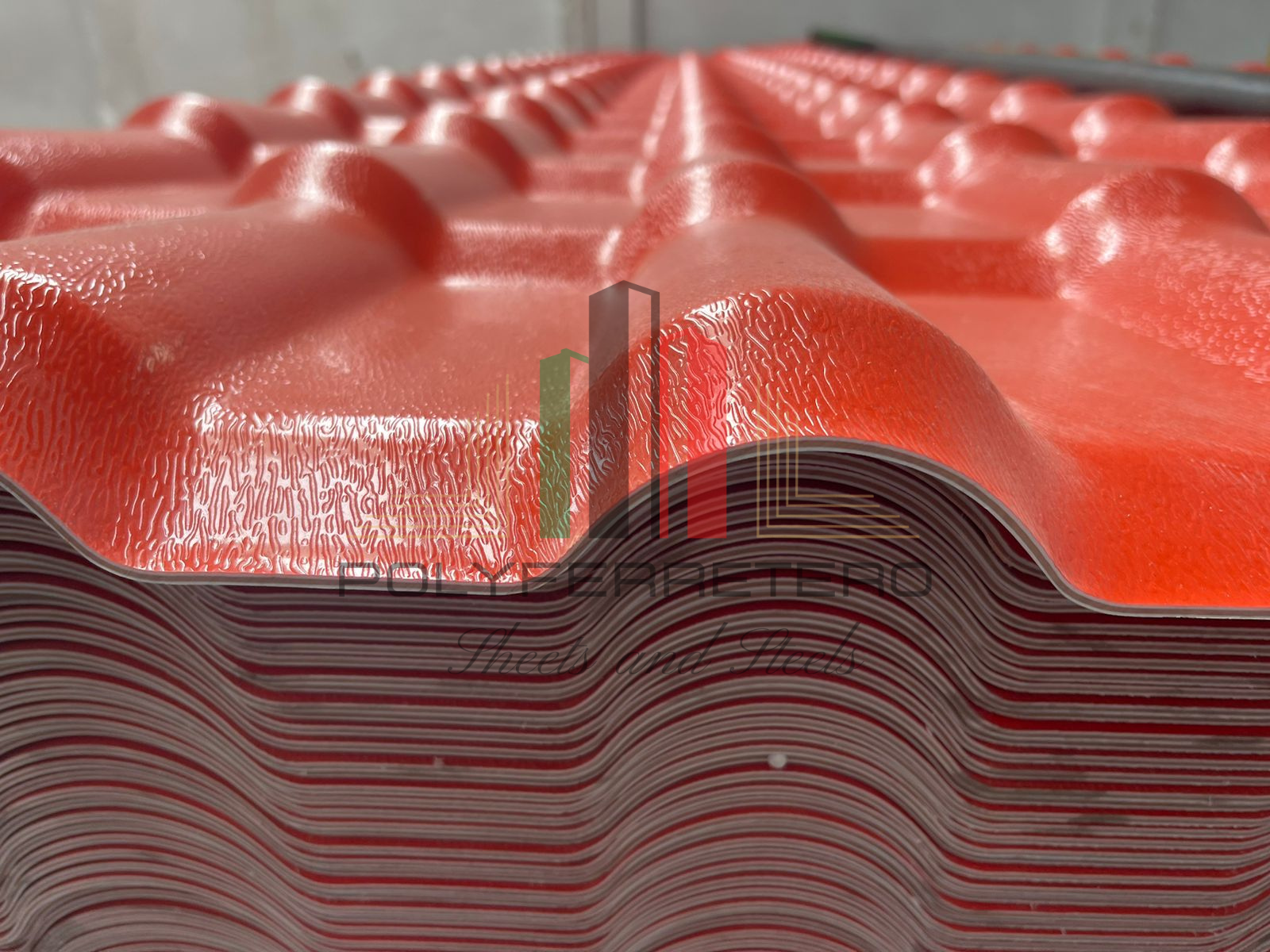 Teja española de PVC