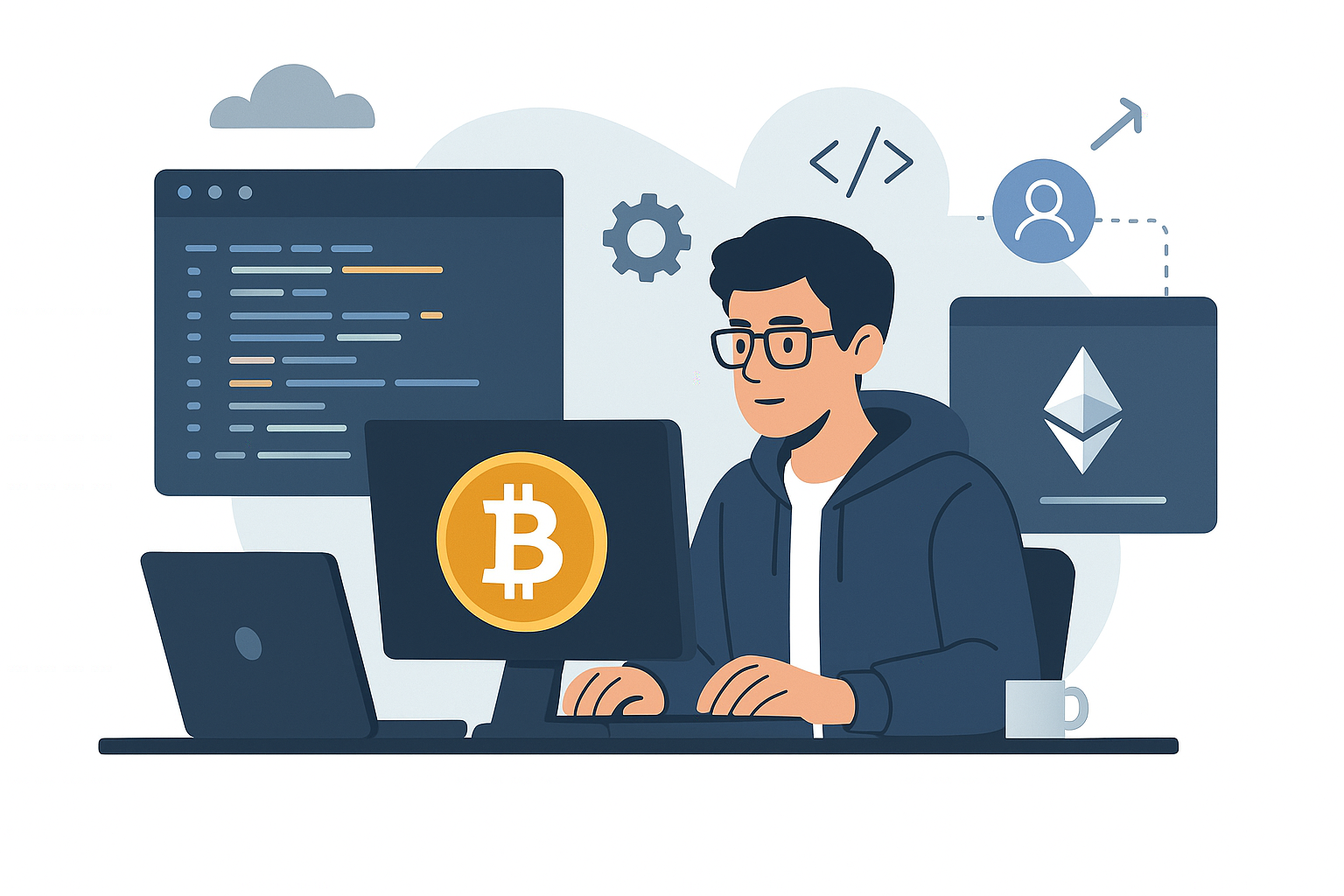 Cryptocurrency Blokcahin and wallet