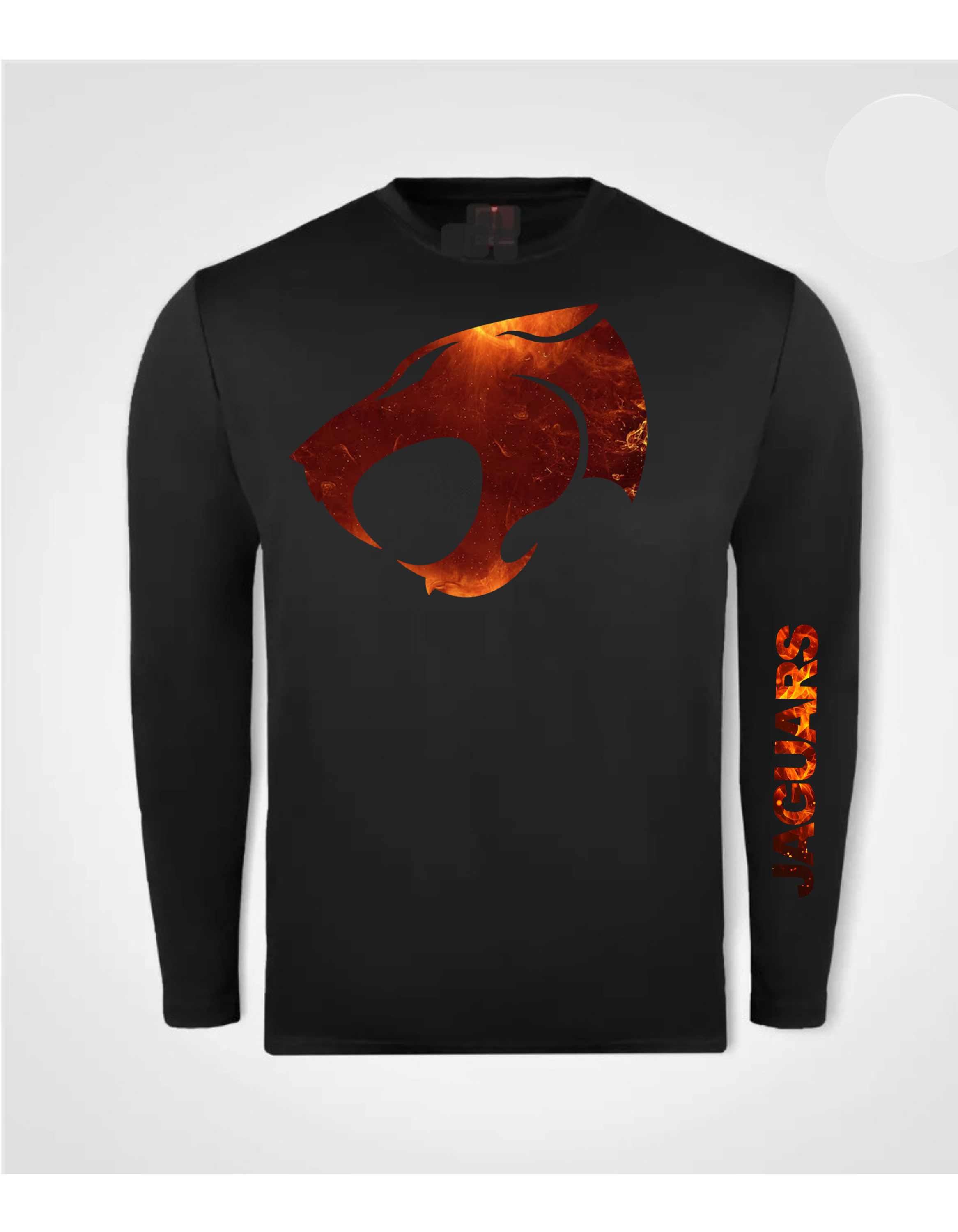 Jaguar Black Active Long Warm-up top.