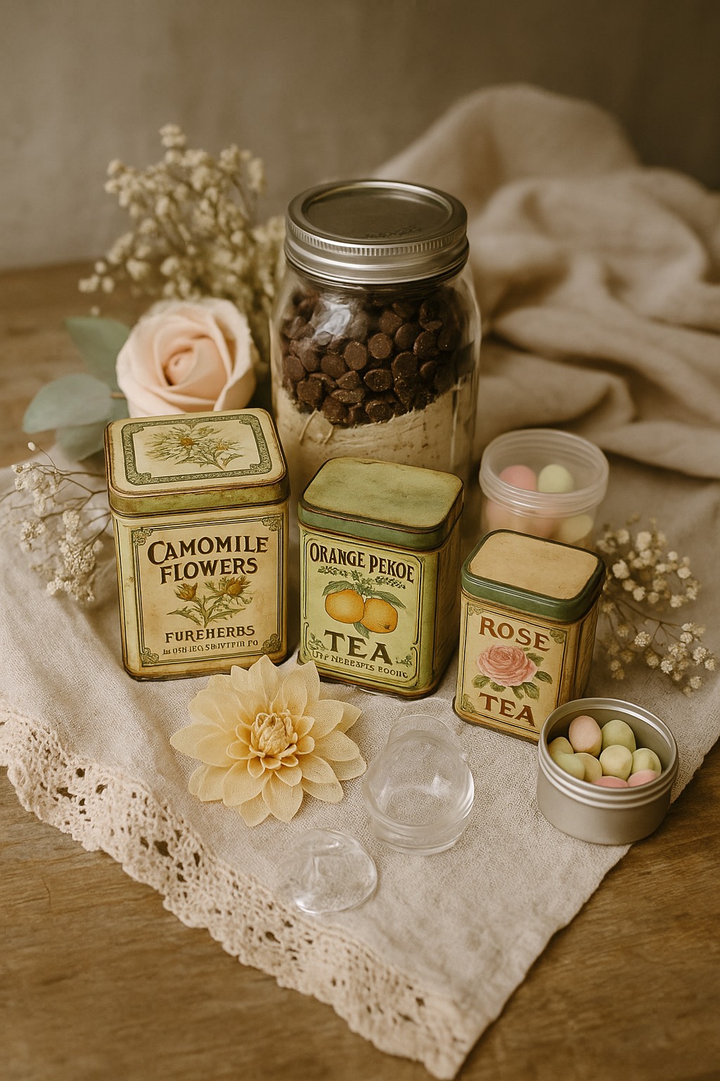 Starter Partea Box-Begin your Partea journey with everything you need for a cozy, brew-filled celebration.  Includes: 2–3 artisan brews, sweet bites, and charming touches to set the scene.