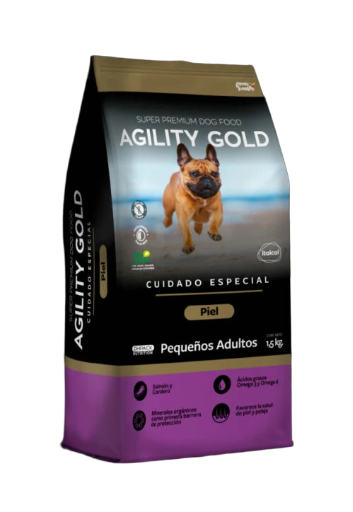 AGILITY GOLD PEQUEÑOS ADULTOS PIEL