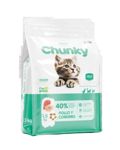 CHUNKY GATITOS POLLO Y CORDERO