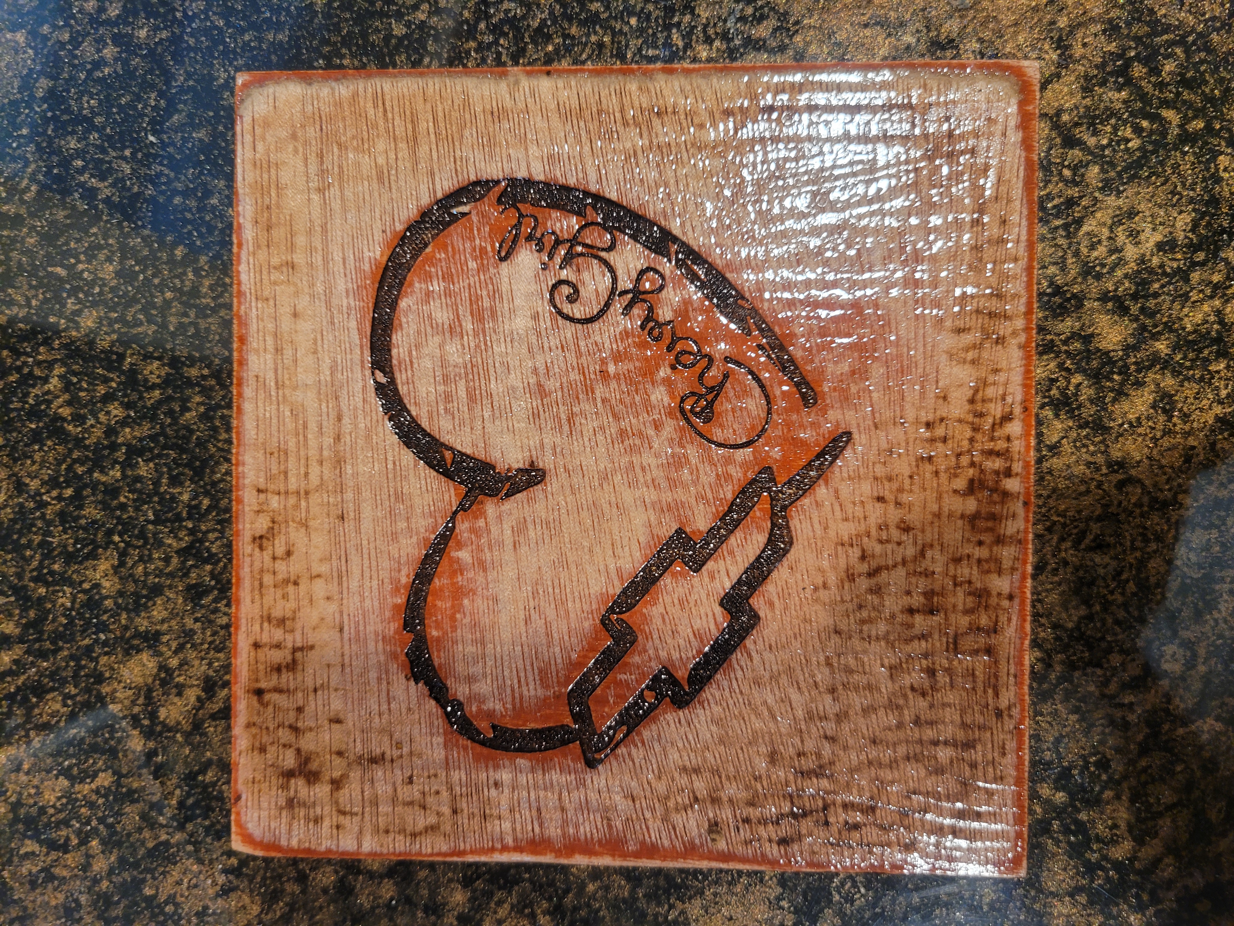 Wooden Drink Coaster (Cars & Trucks)