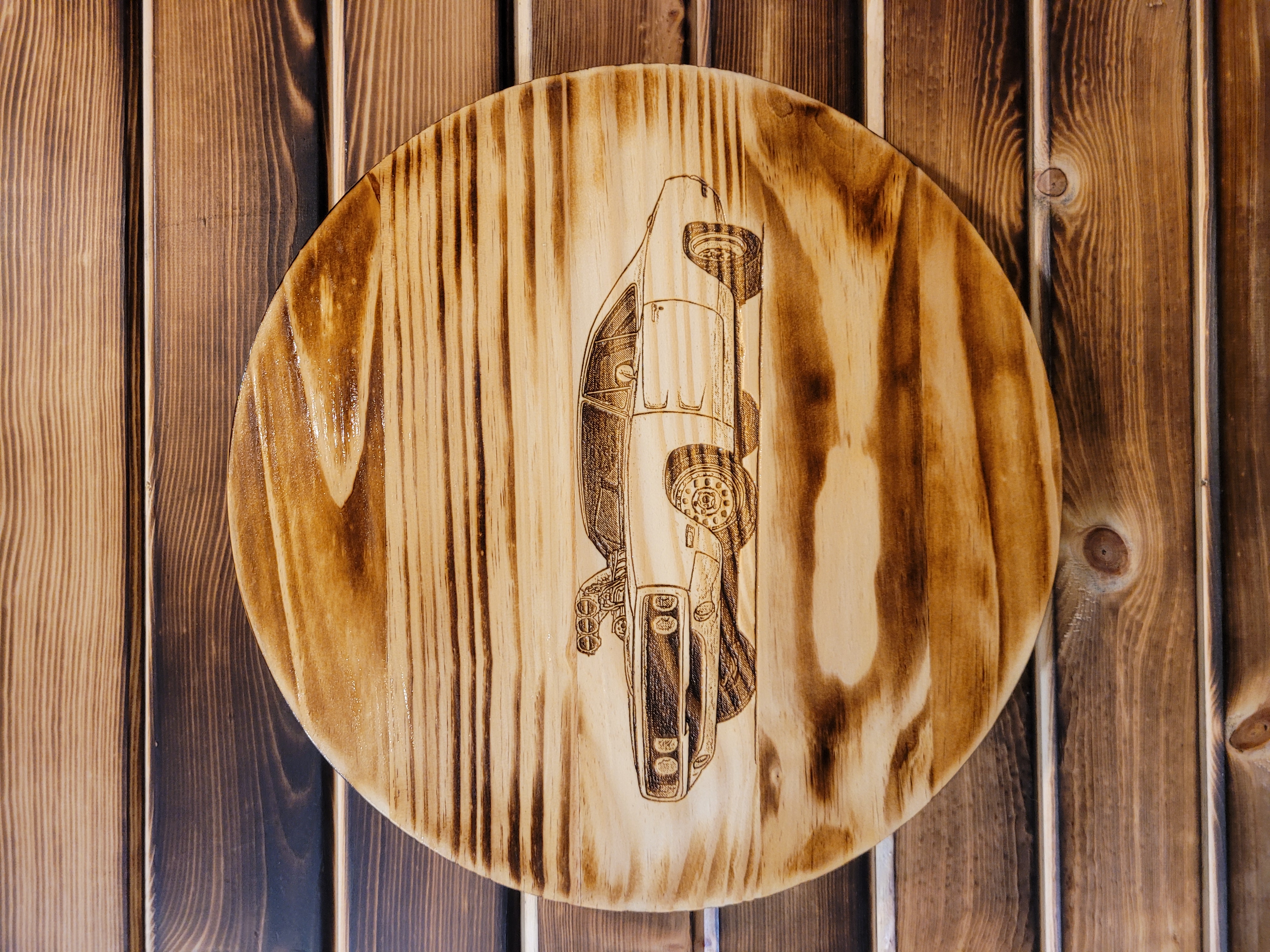 12" Wood Barrel Tops - Cars & Trucks