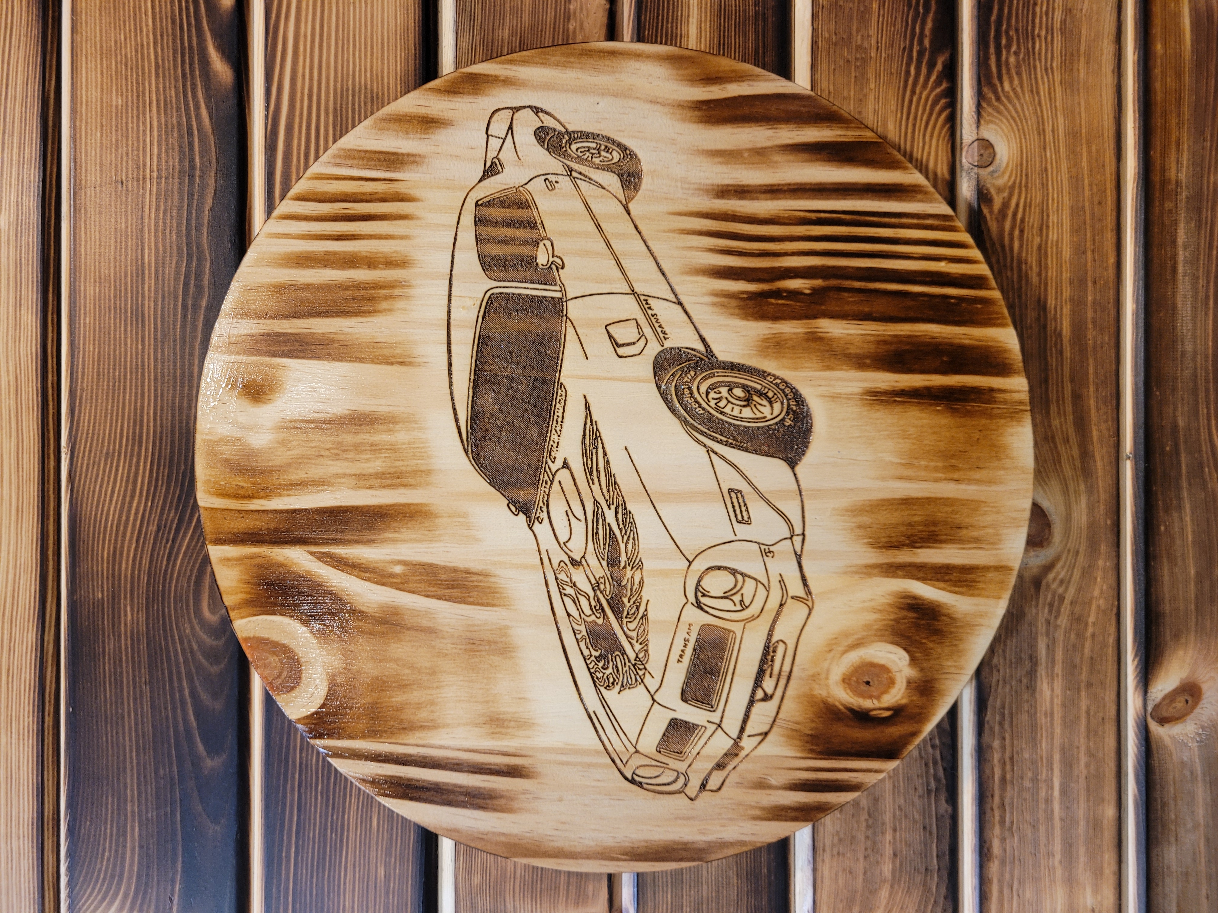 24" Wood Barrel Tops - Cars & Trucks