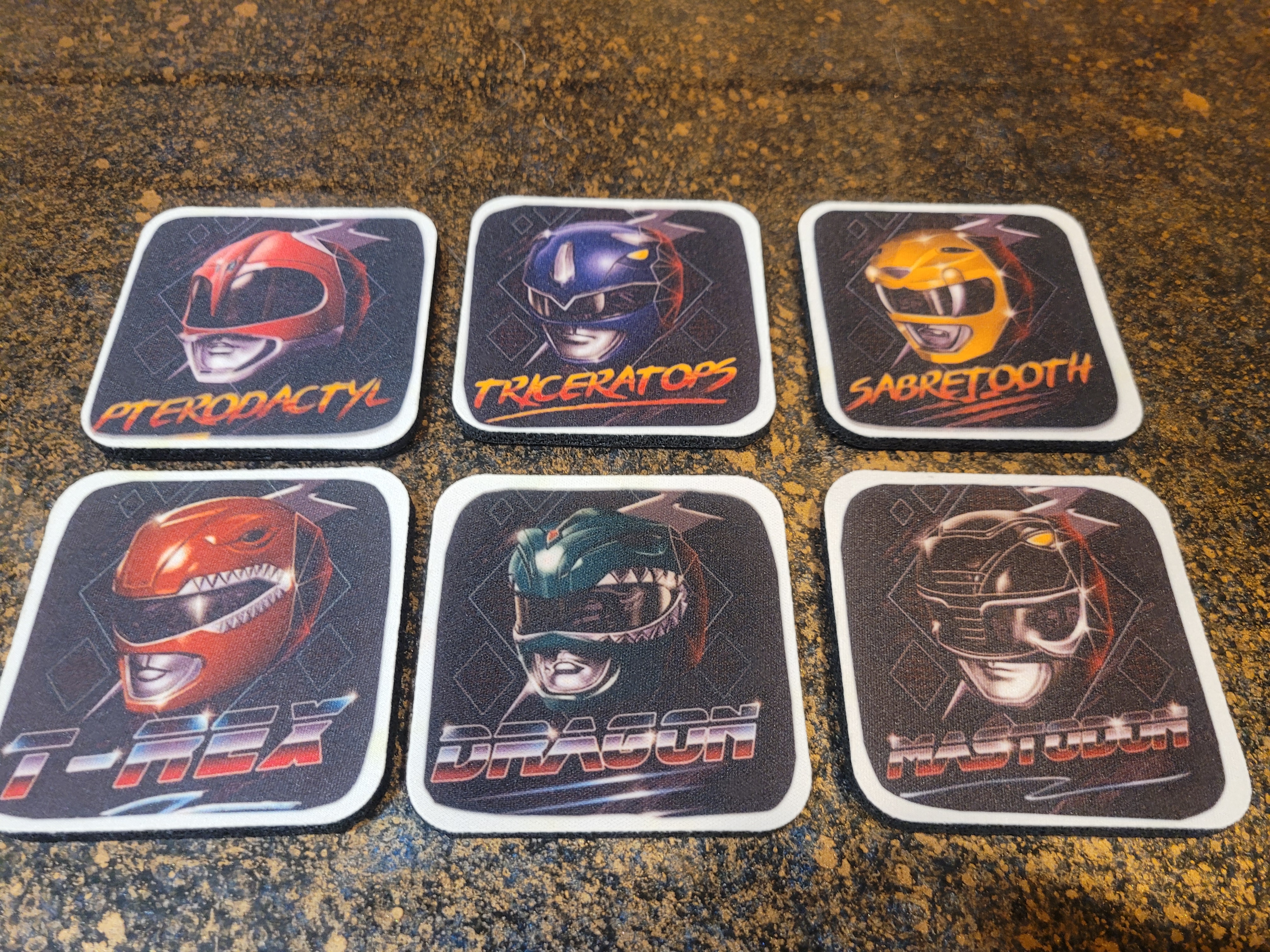 Neoprene Coaster Sets (Sets of 4 & 6)