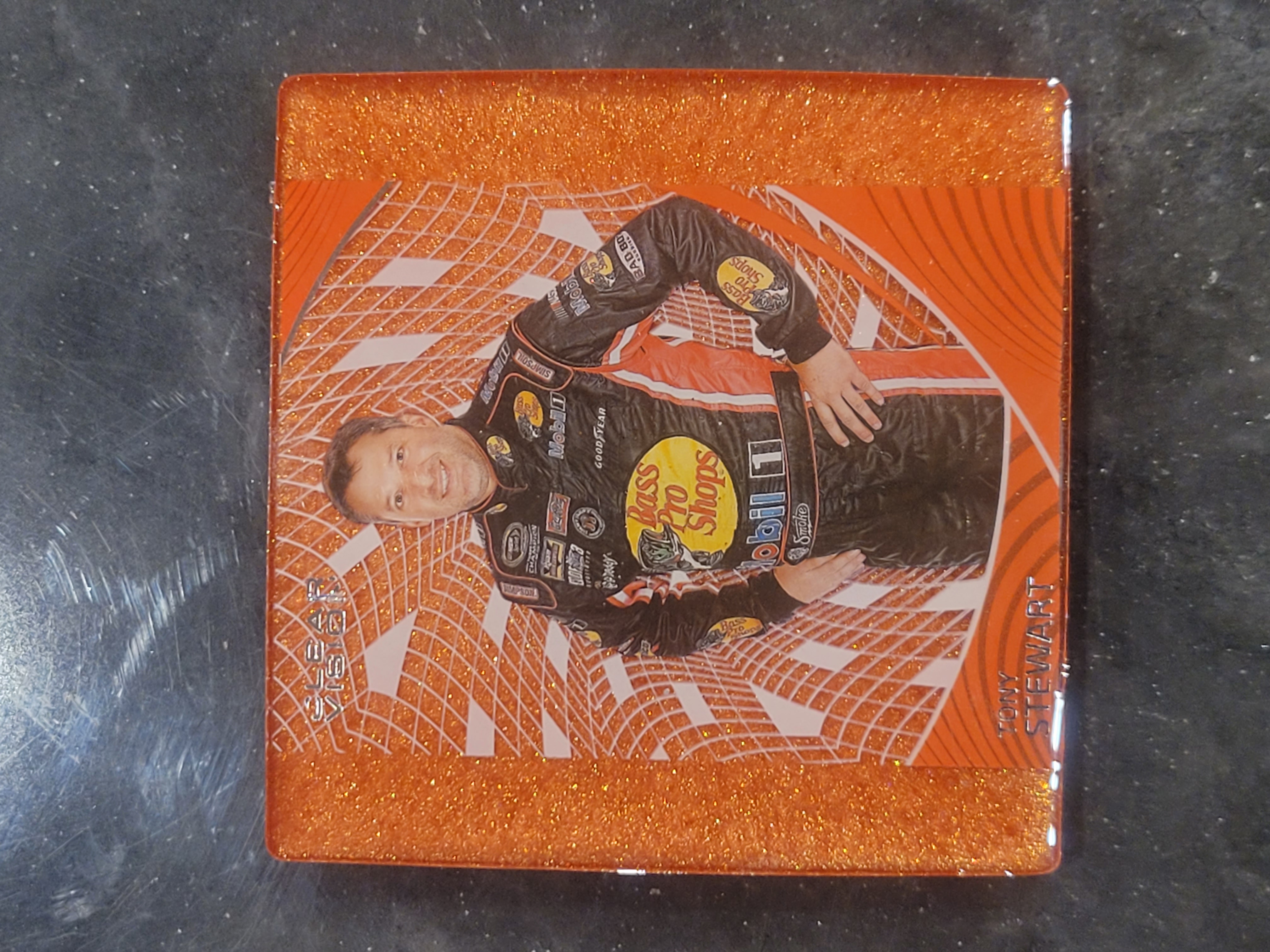 NASCAR Card Epoxy Coasters