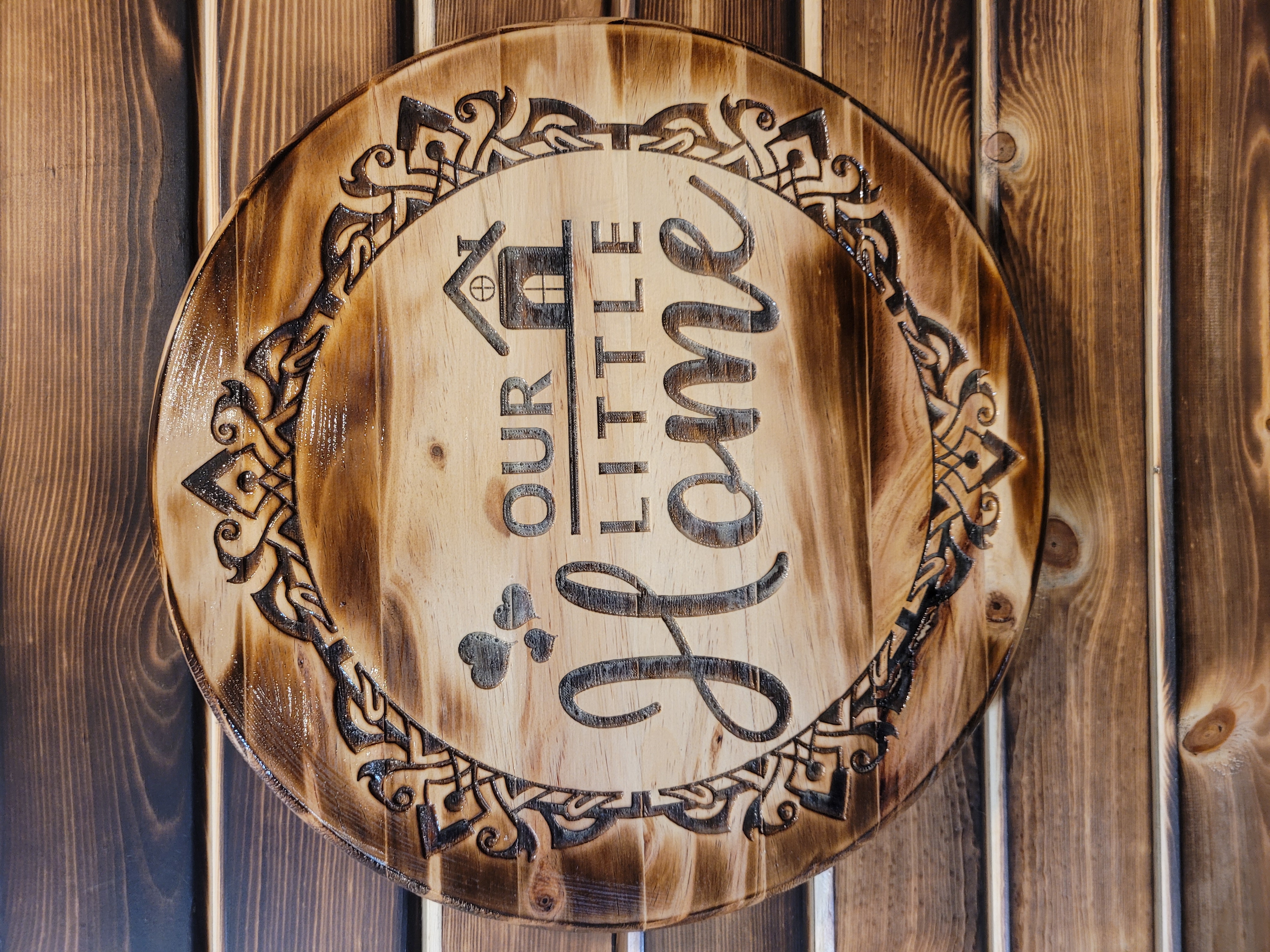 36" Wood Barrel Tops - Family & Home