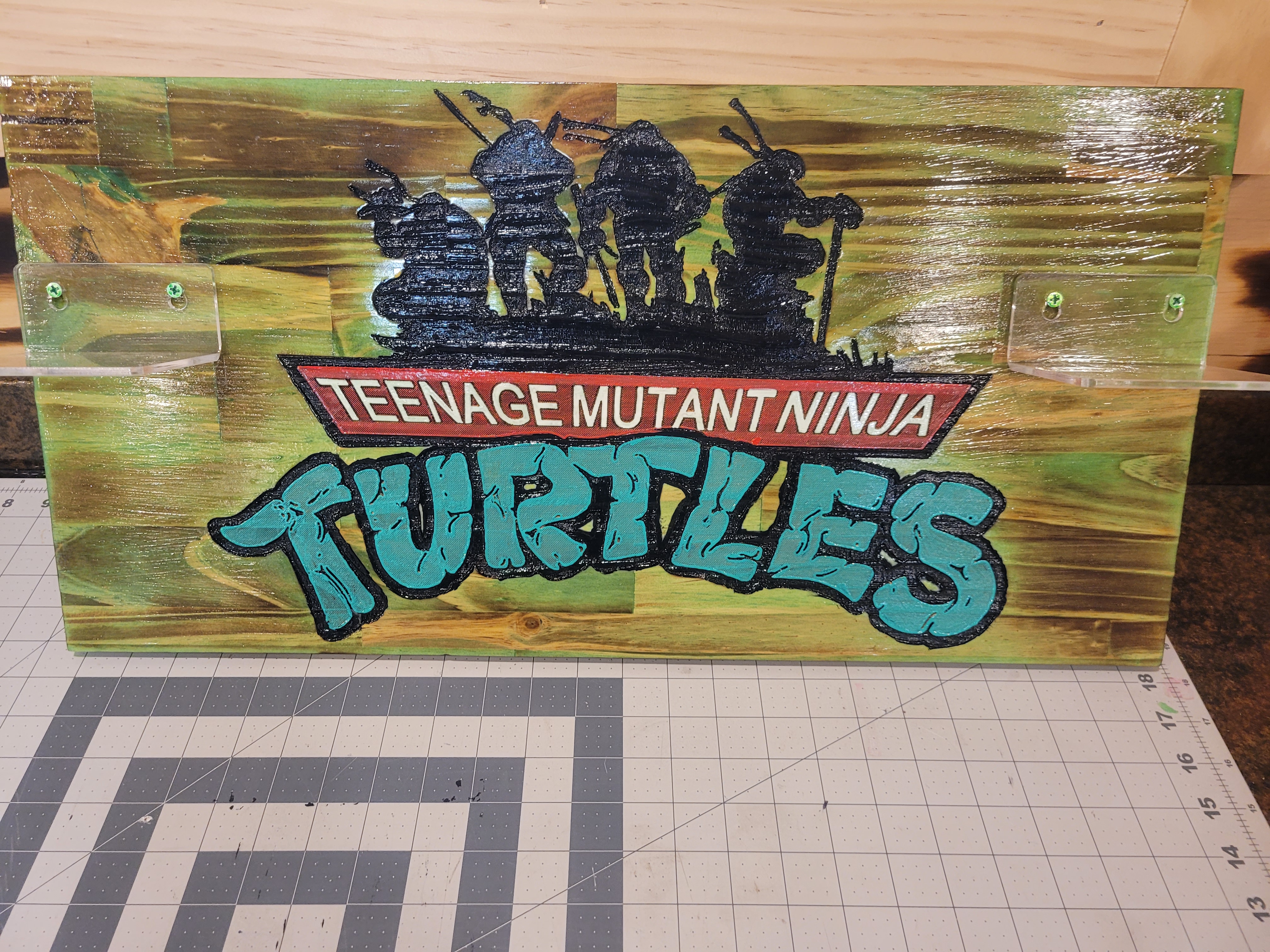 Ninja Turtles Green Wall Sign