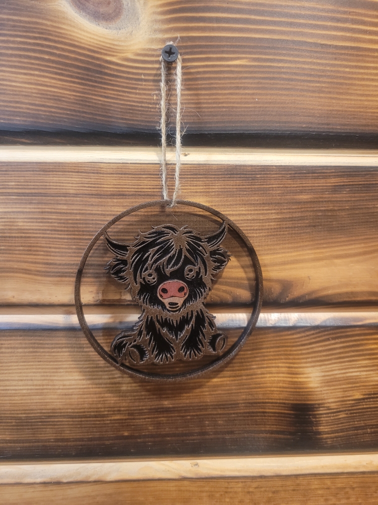 Highland Cow Ornament