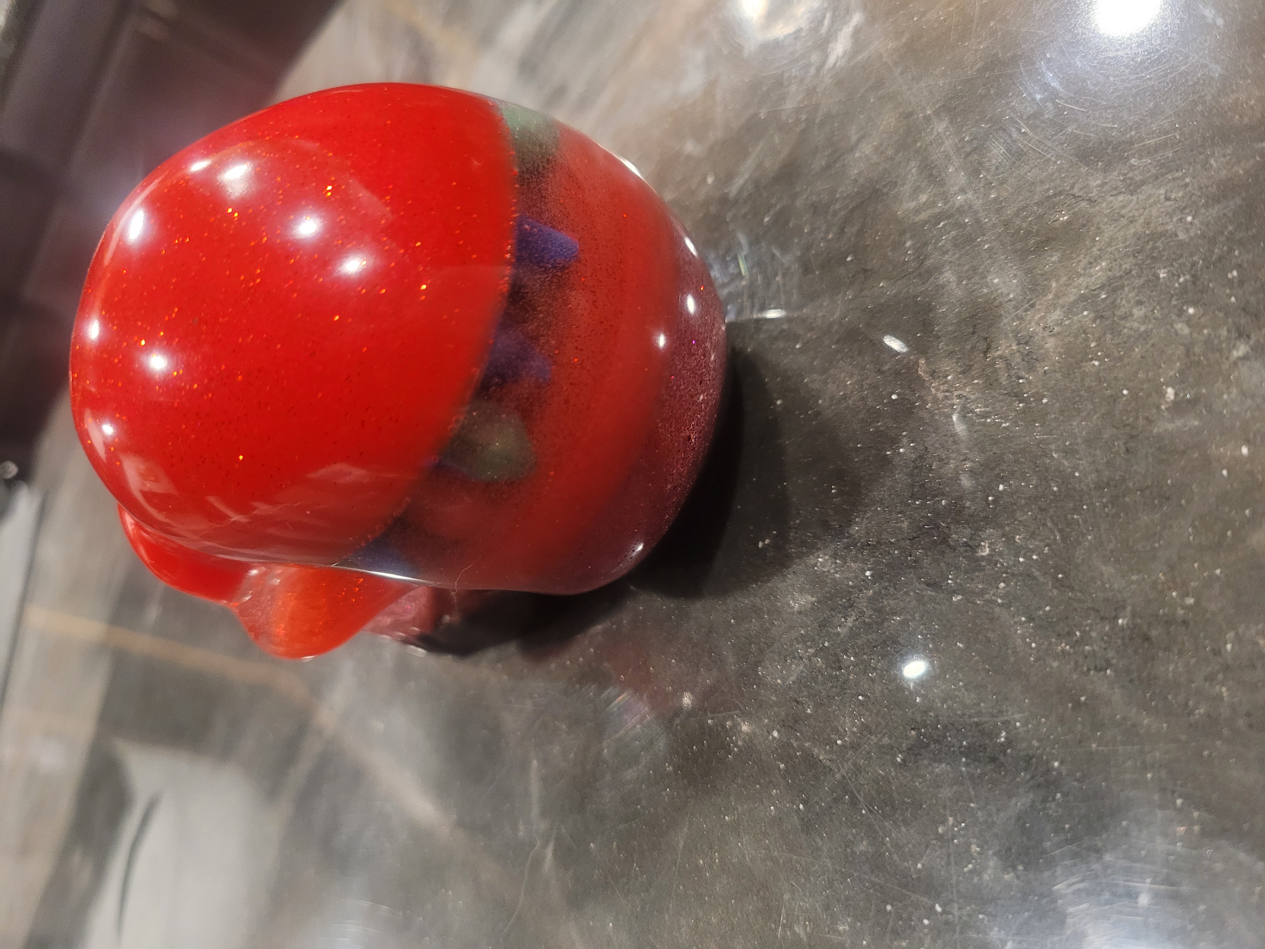 3D Epoxy Skull Display