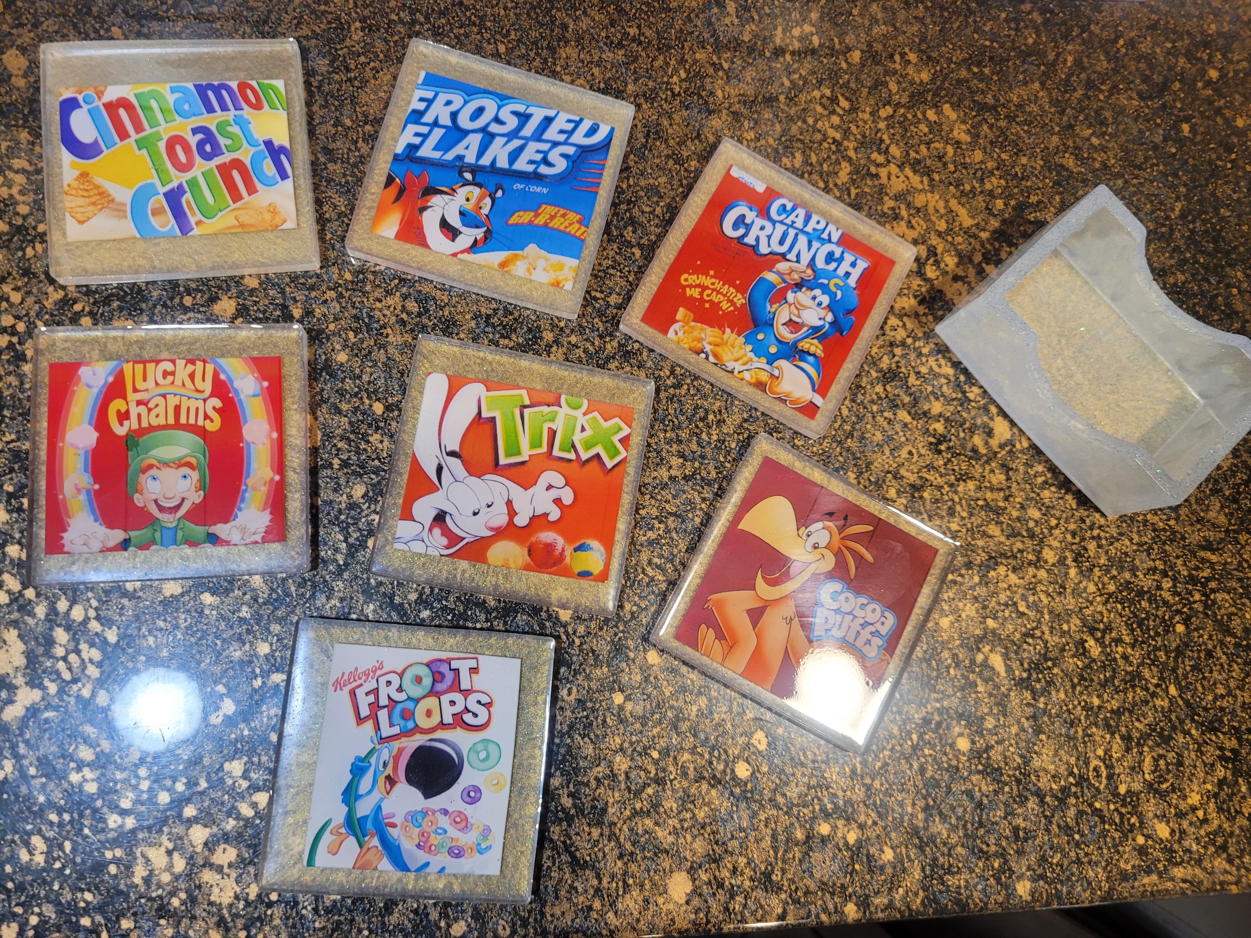 Custom Epoxy Coaster Sets