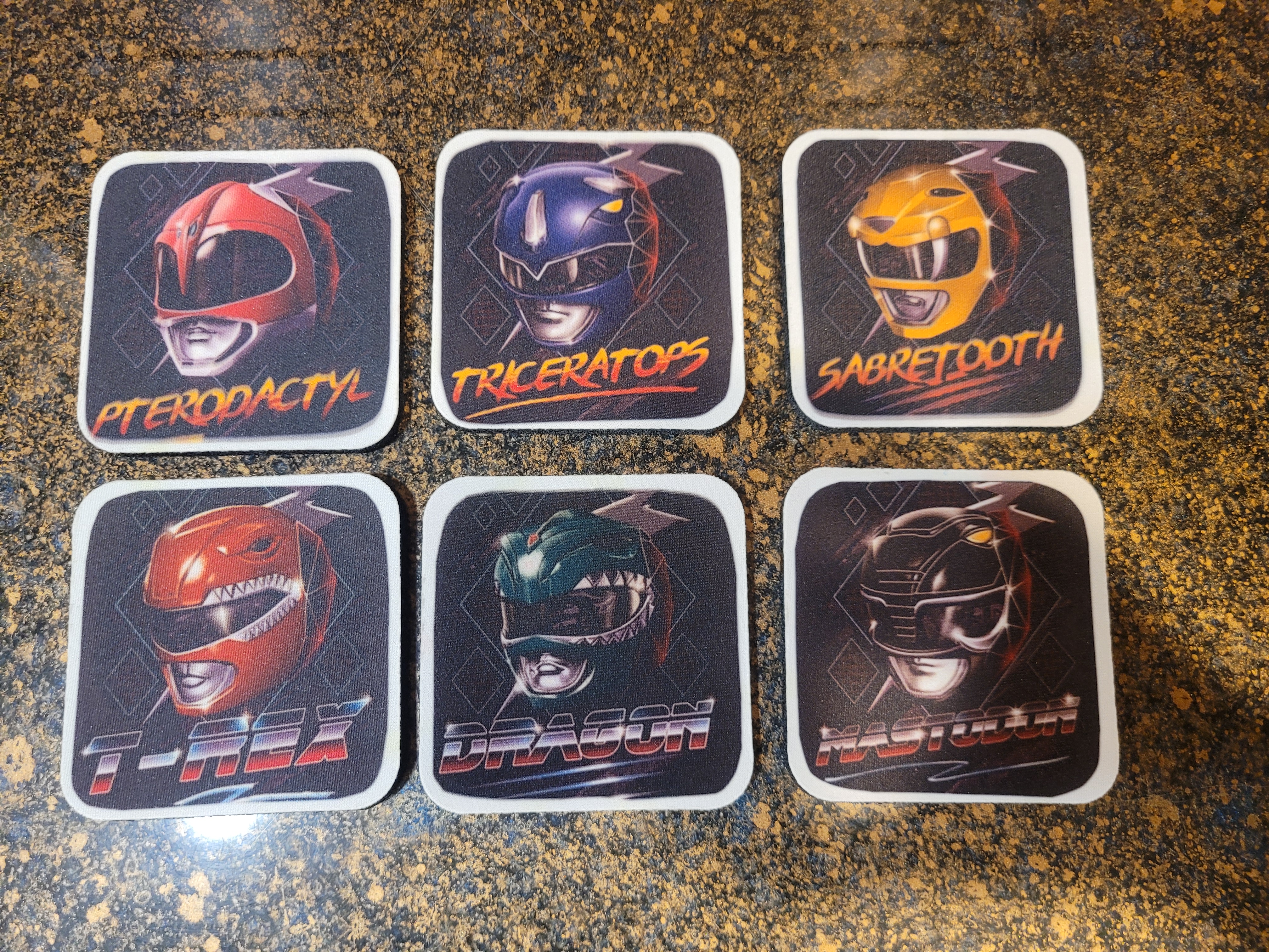 Neoprene Coaster Sets (Sets of 4 & 6)