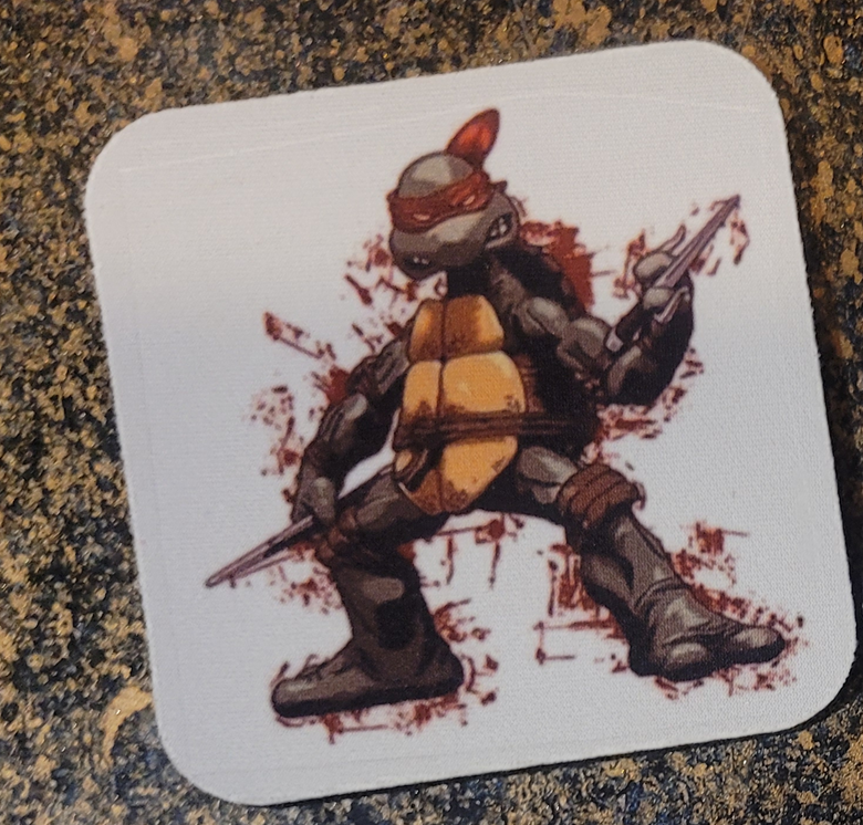 Neoprene Coasters – Ninja Turtles