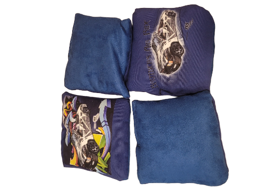 Custom Design Dual Sided Cornhole Bags (2 colors - 8 bags)