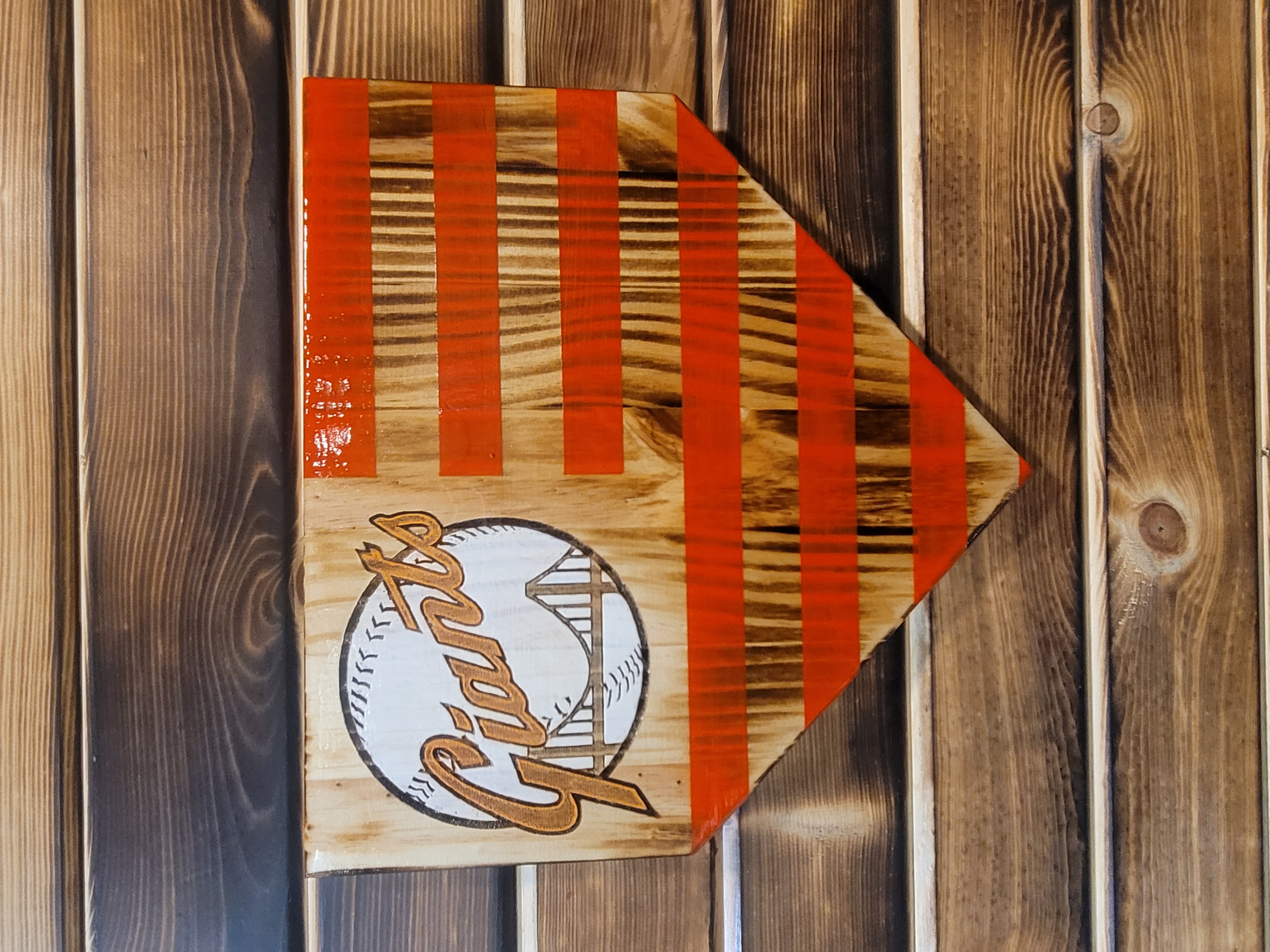 Engraved Wooden MLB Home Plates