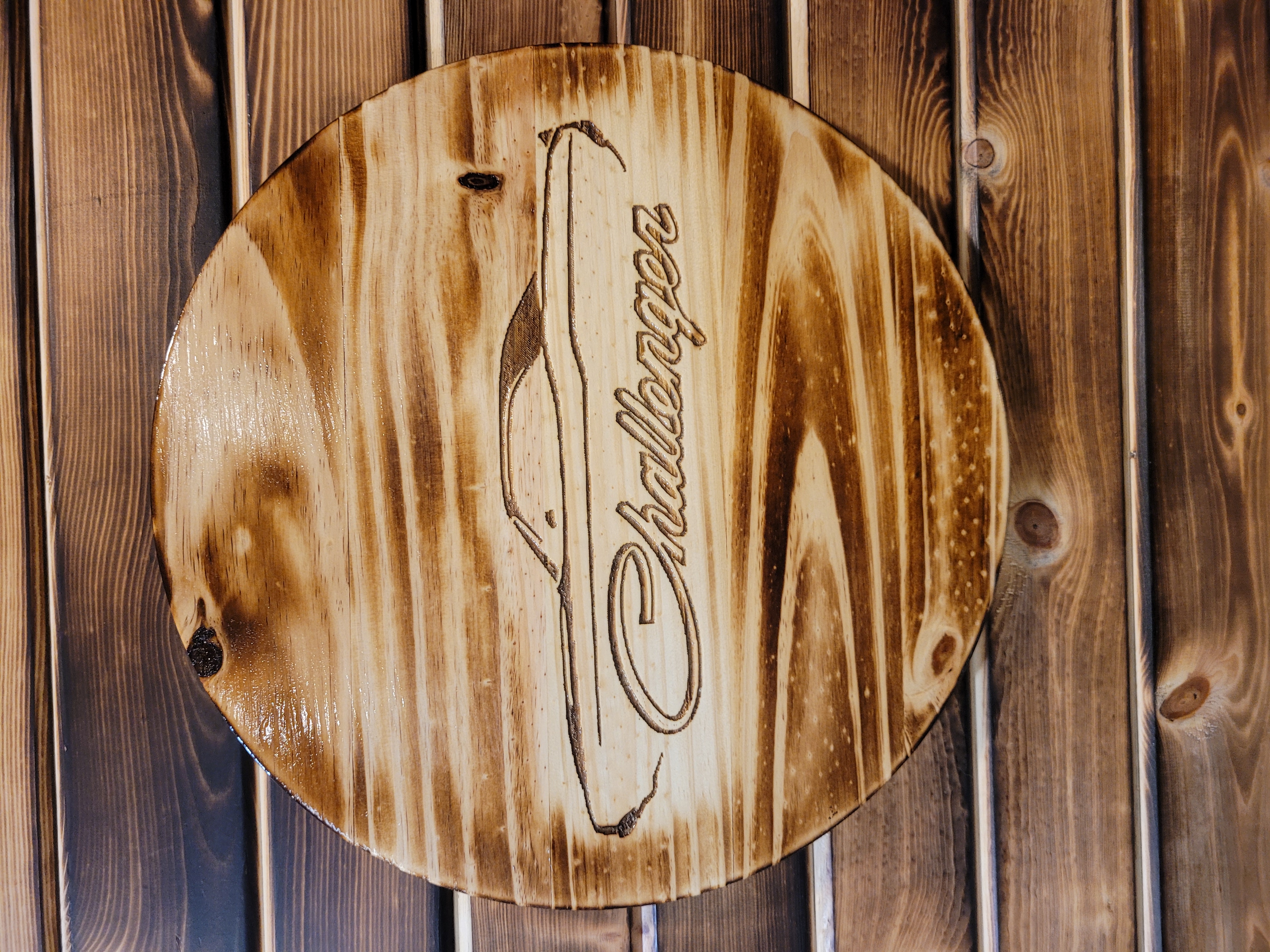 36" Wood Barrel Tops - Cars & Trucks