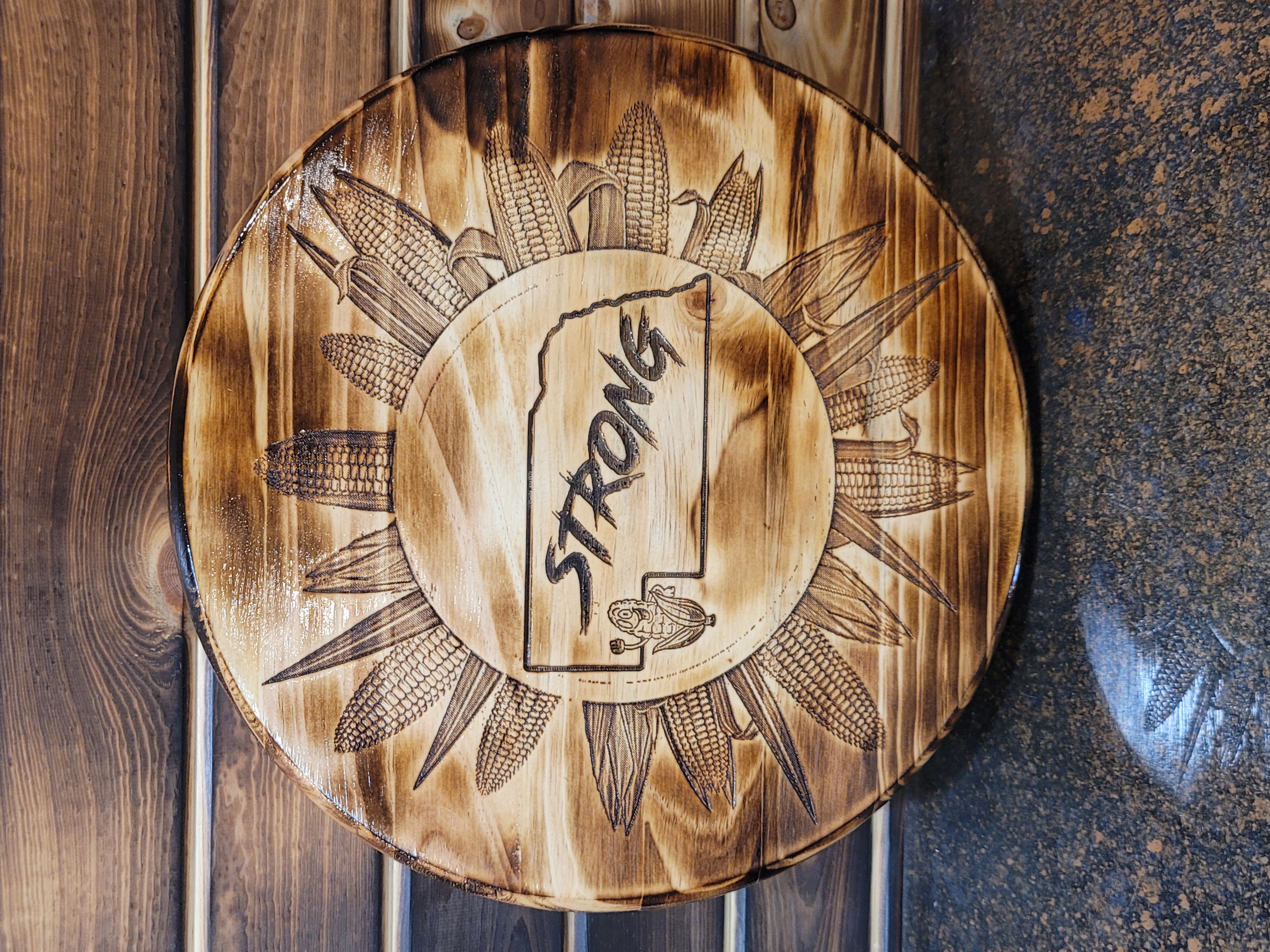 12" Wood Barrel Tops - Family & Home