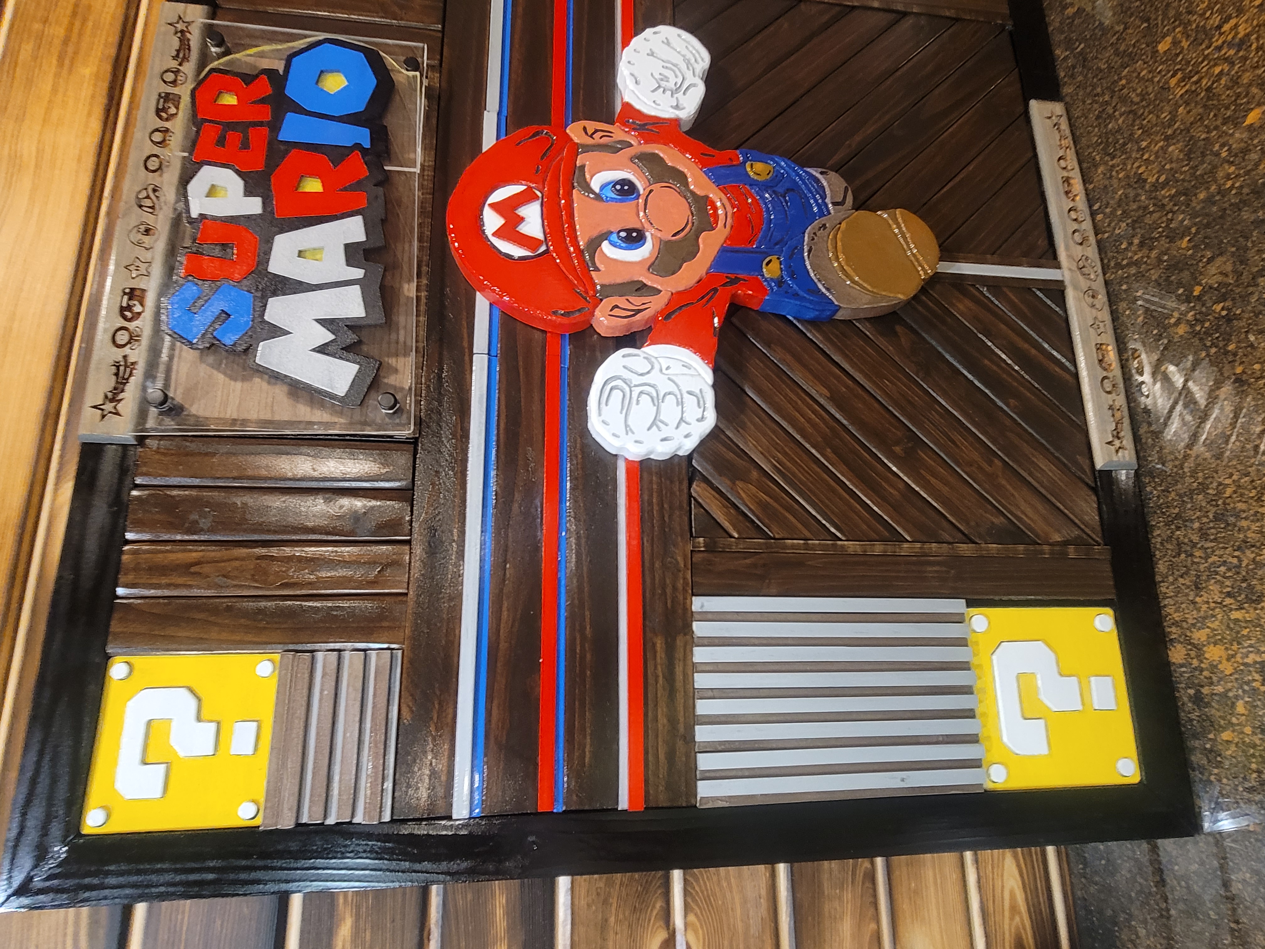 SUPER MARIO 3D Wall Art Display