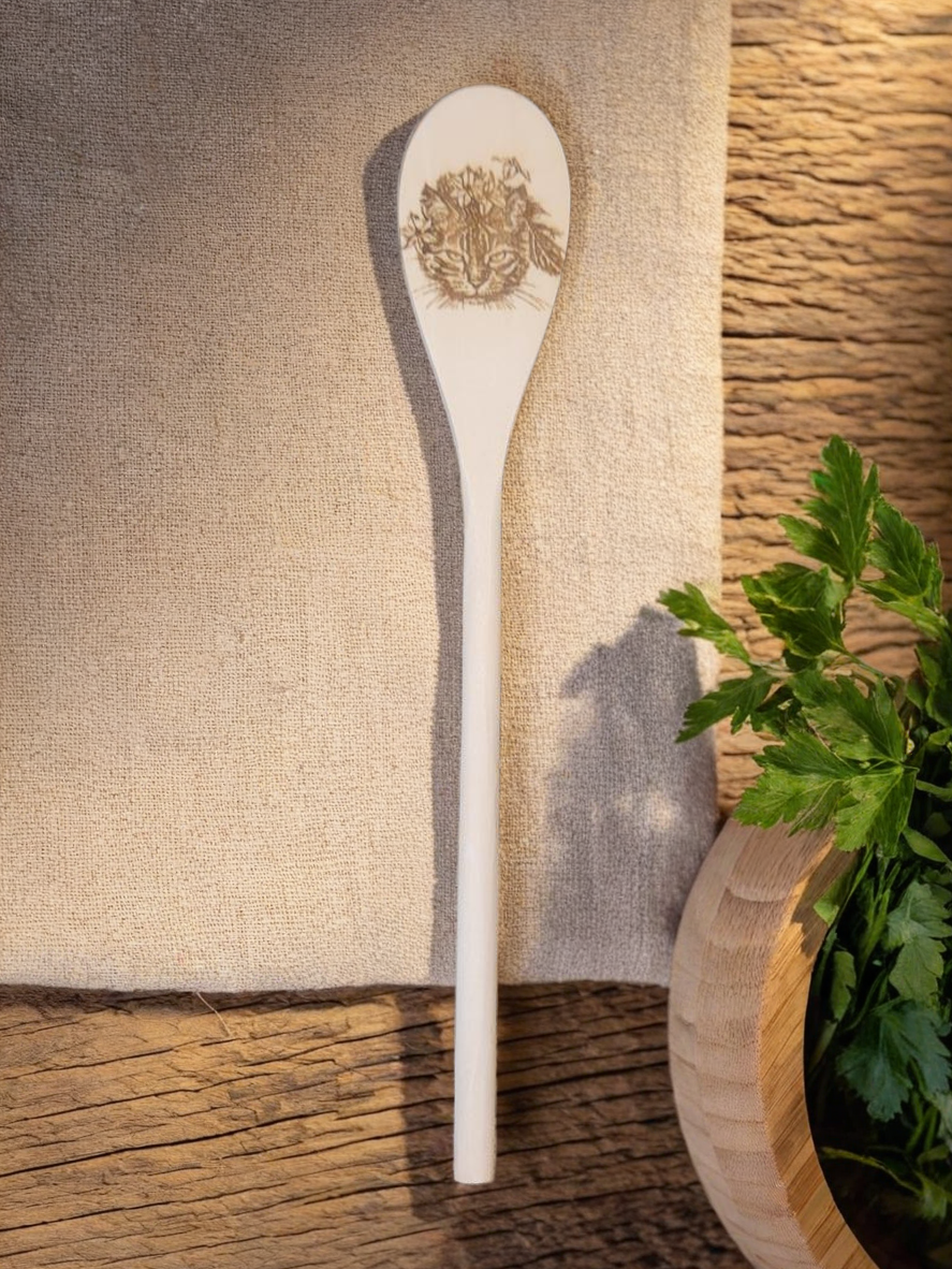 Engraved Wooden Cooking Spoons