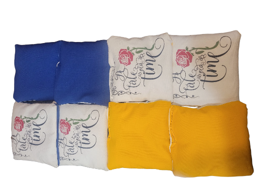 Custom Design Dual Sided Cornhole Bags (2 colors - 8 bags)