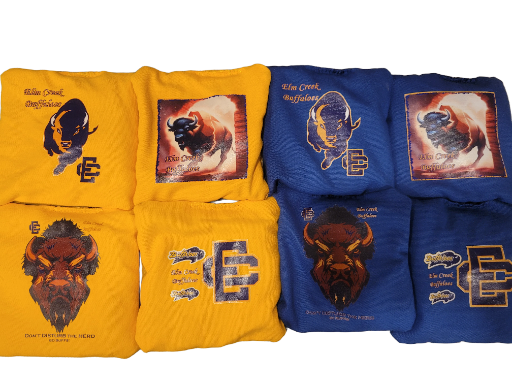 Custom Design Standard Cornhole Bags (2 colors - 8 bags)