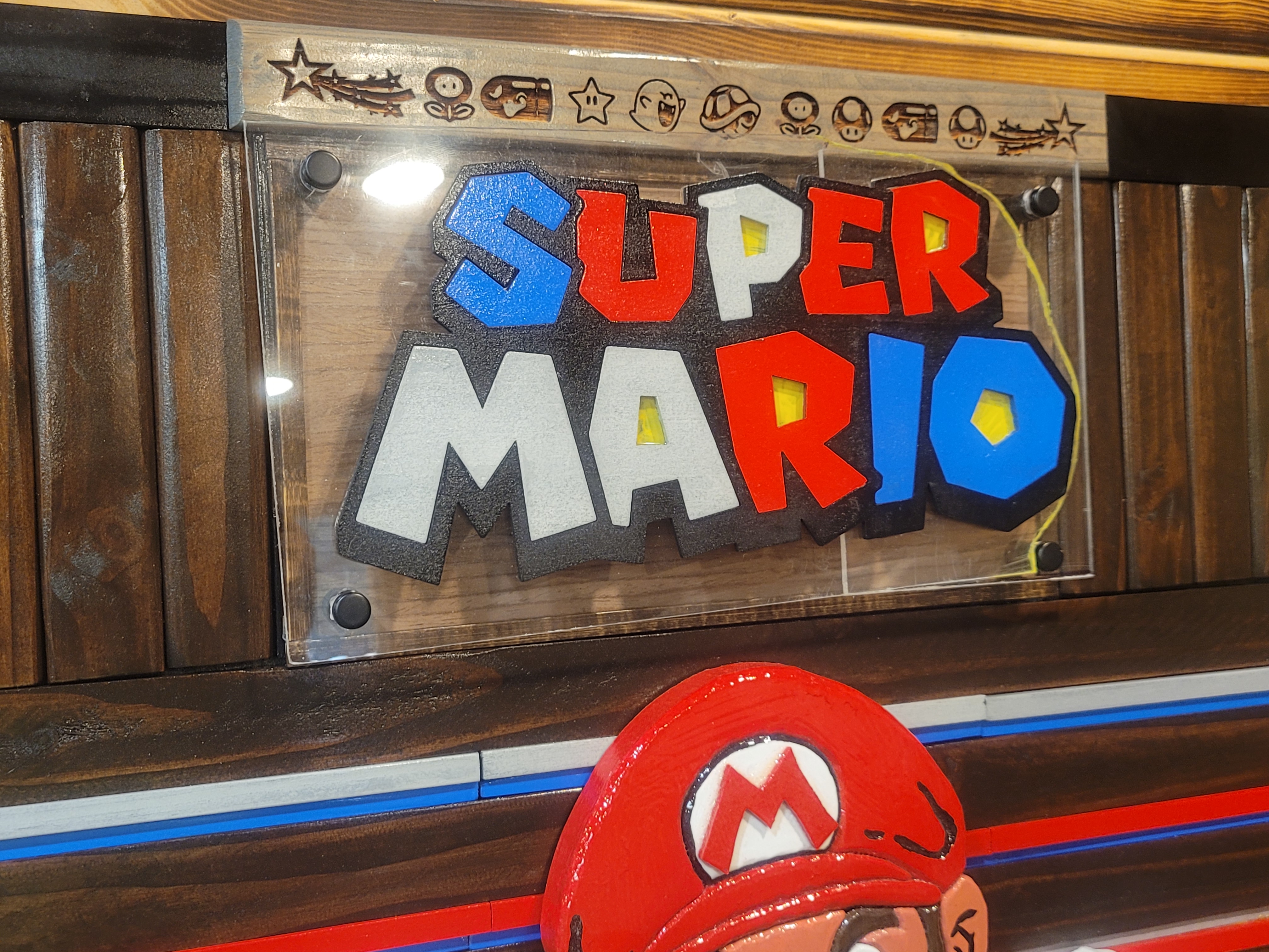 SUPER MARIO 3D Wall Art Display