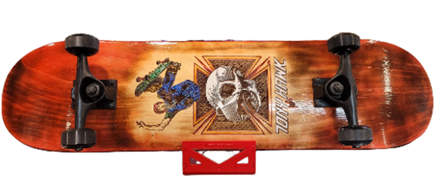 Custom 8.0 Tony Hawk Skateboard w/Stand - 1-of-kind