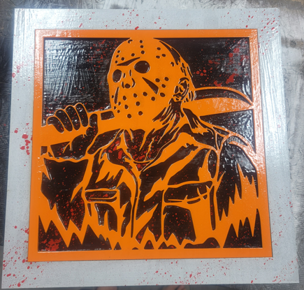 12"x12" Halloween Horror Wall Art