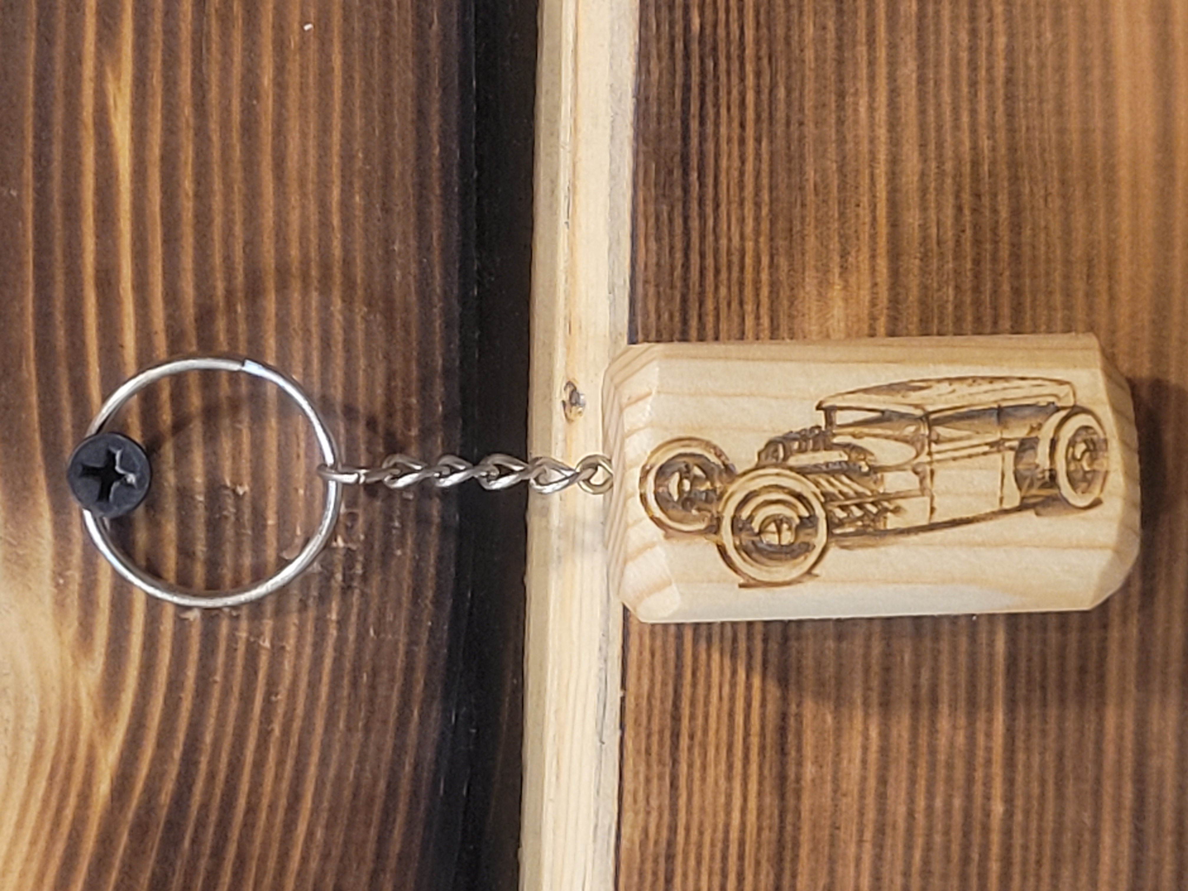 Engraved Wood Keychains
