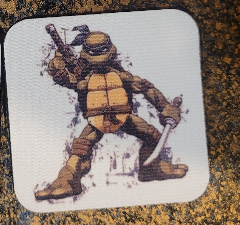 Neoprene Coasters – Ninja Turtles
