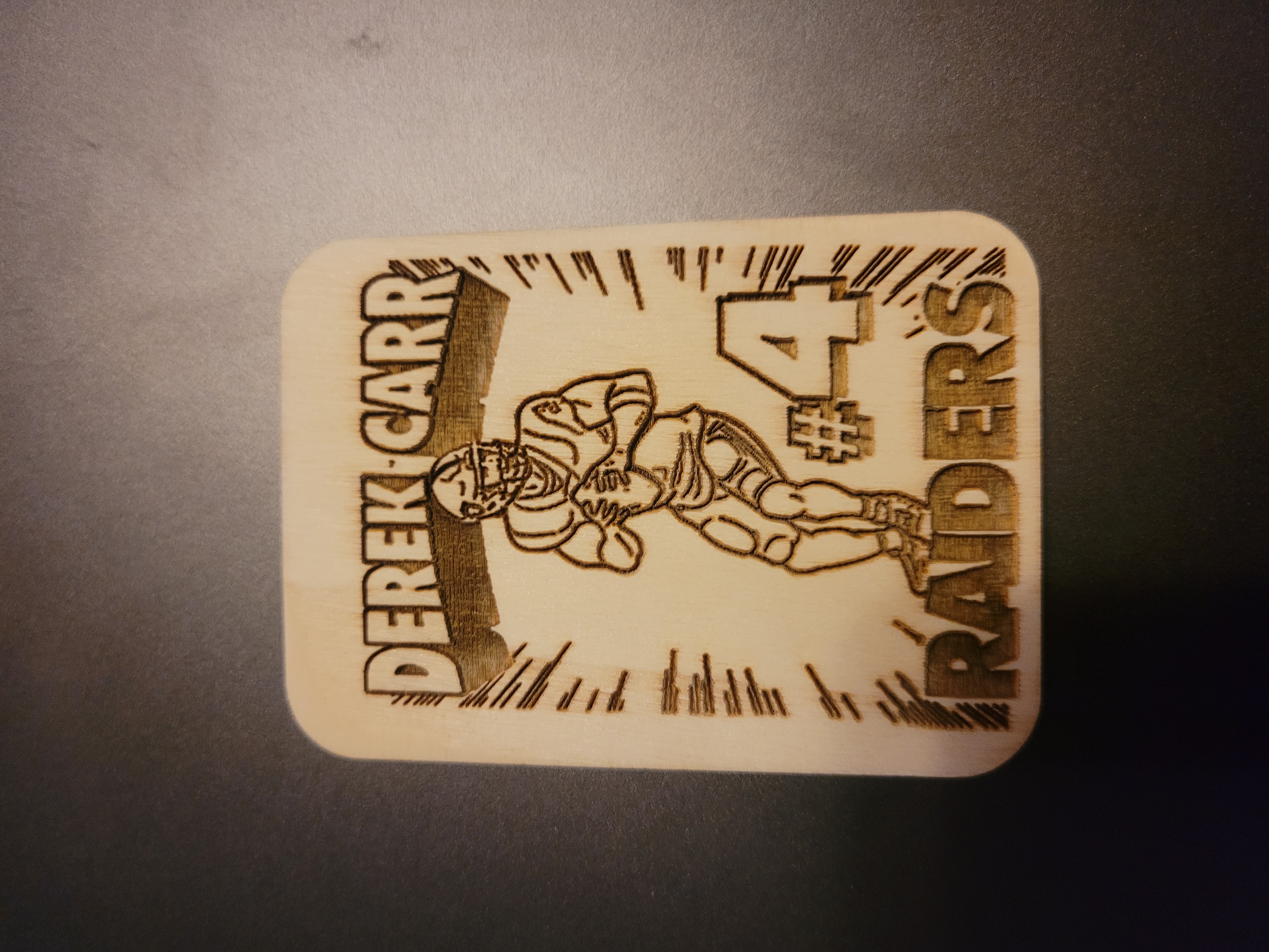 Engraved Wood Trading Cards – NFL