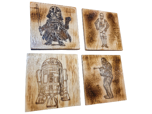 Wooden Drink Coaster Sets (Set of 4)