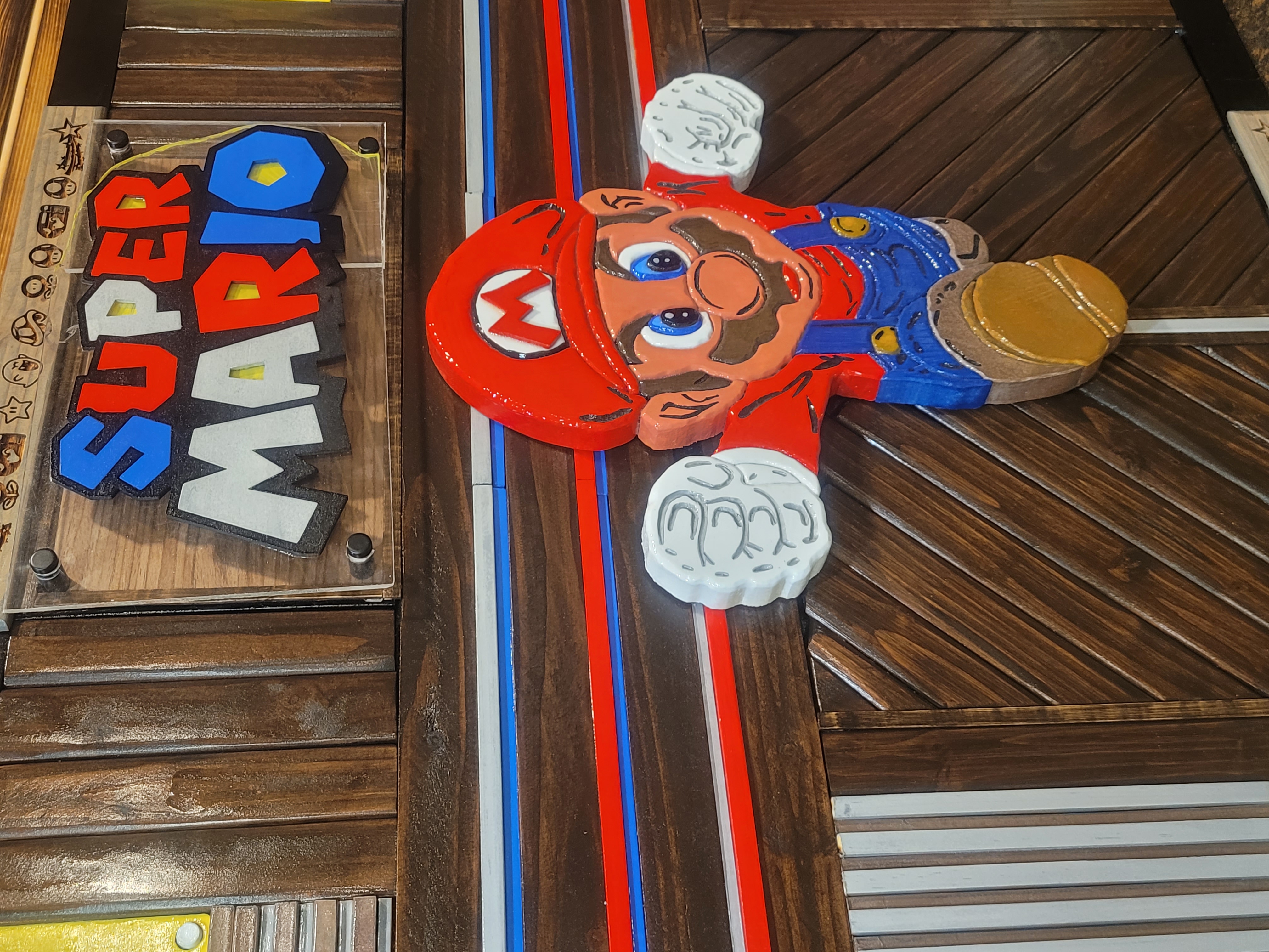 SUPER MARIO 3D Wall Art Display