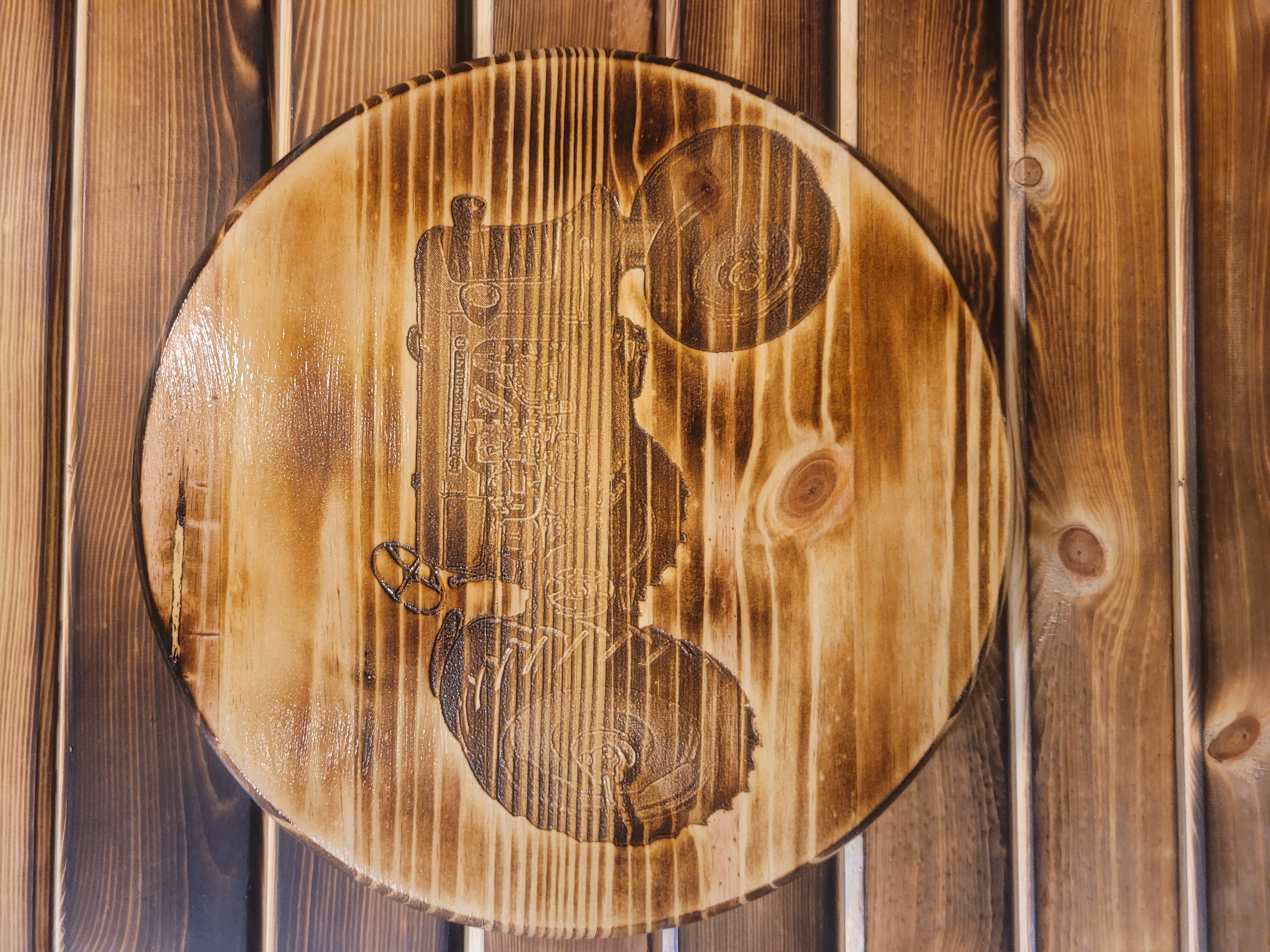 18" Wood Barrel Tops - Family & Home