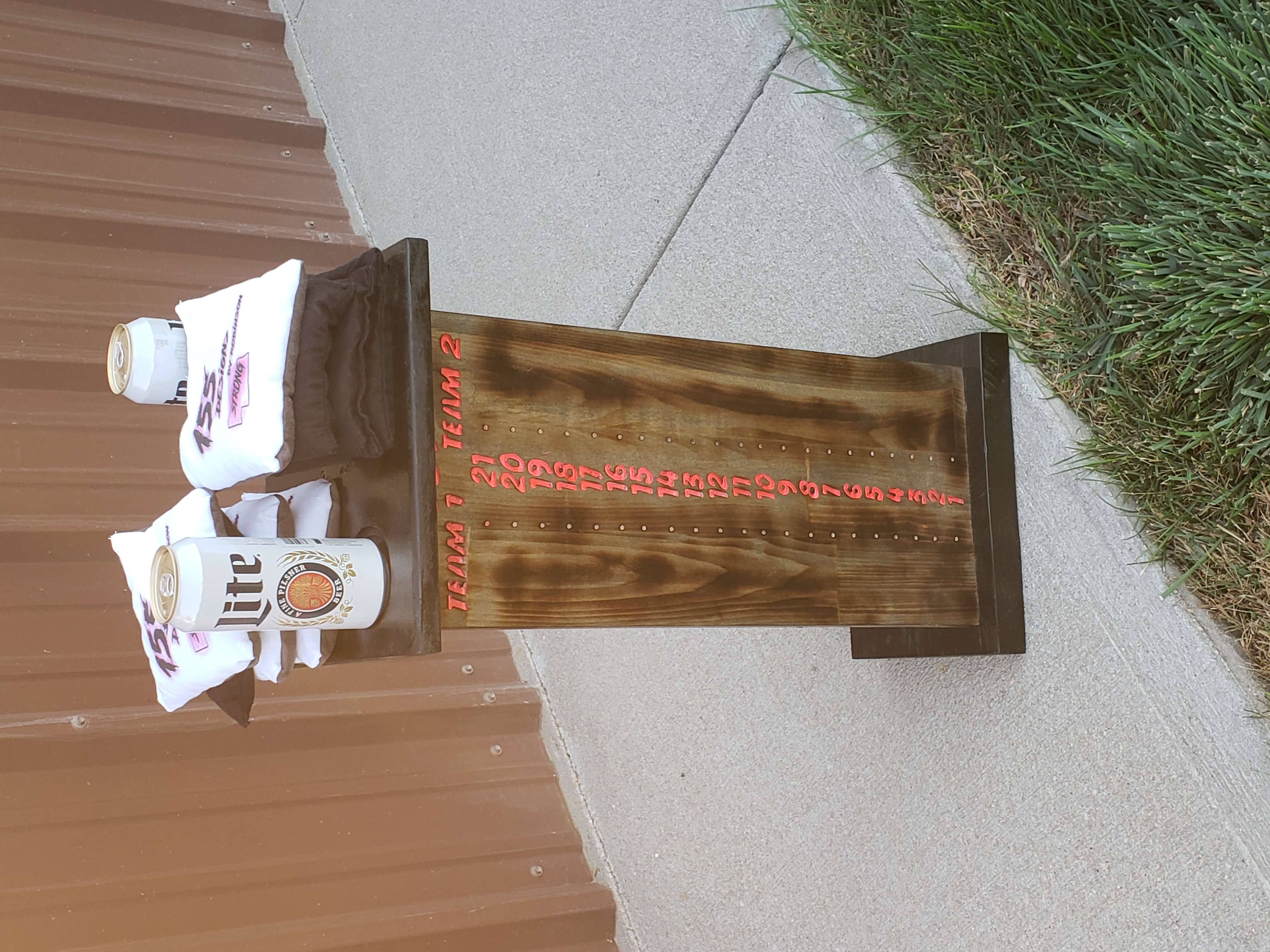 Yard Game Standing Scoreboard