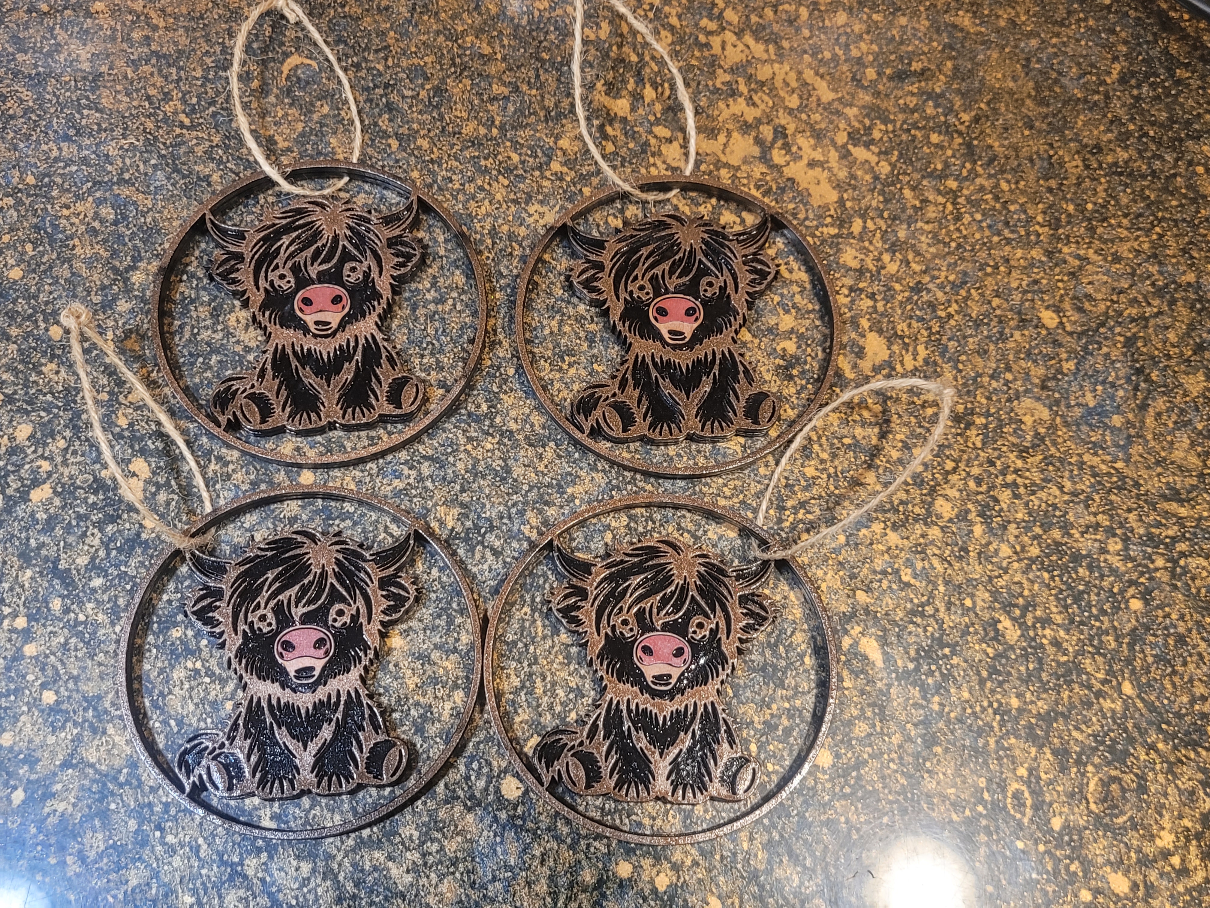 Highland Cow Ornament