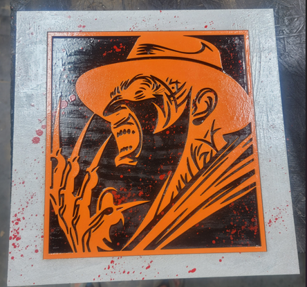 12"x12" Halloween Horror Wall Art 