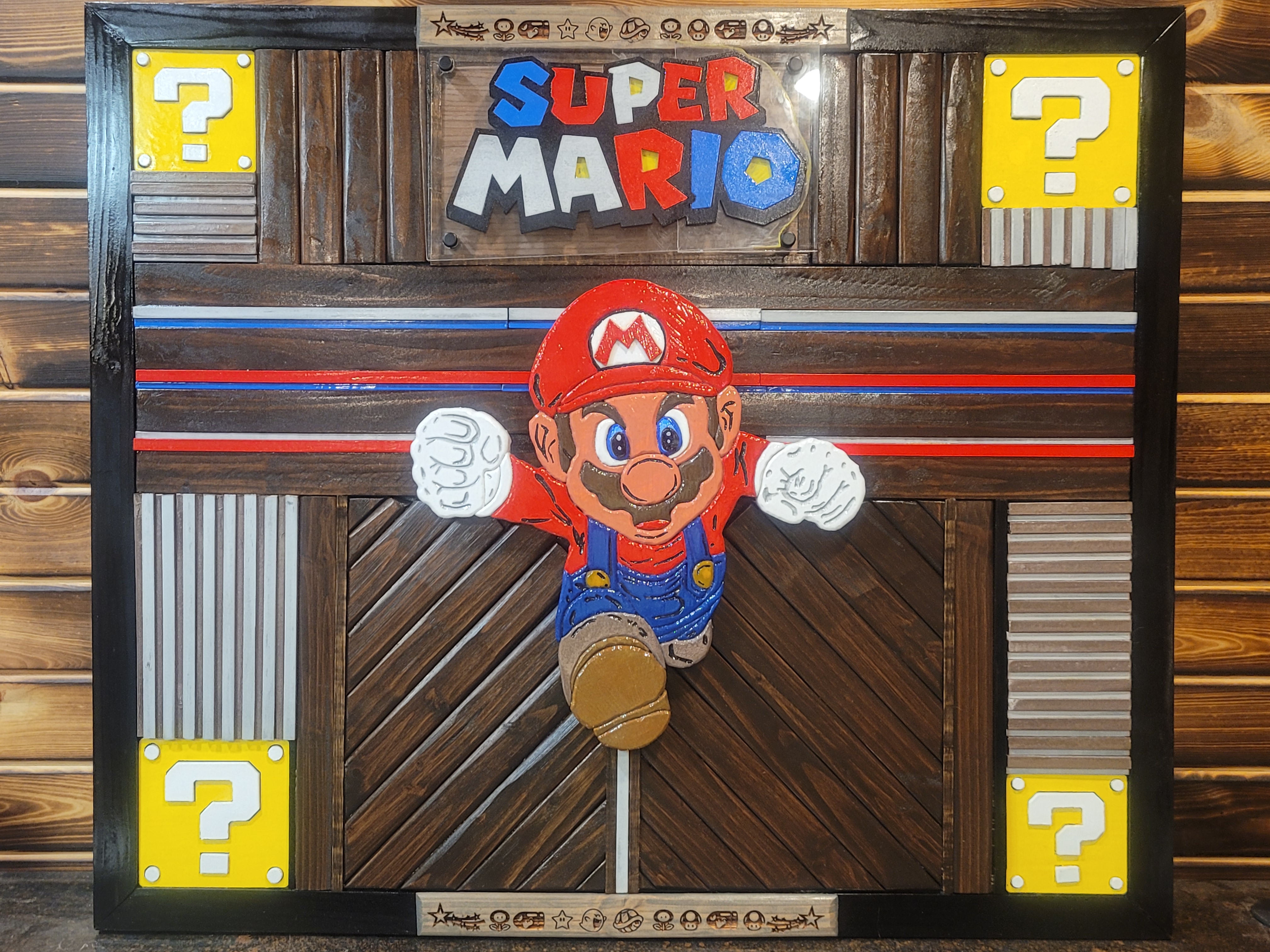SUPER MARIO 3D Wall Art Display