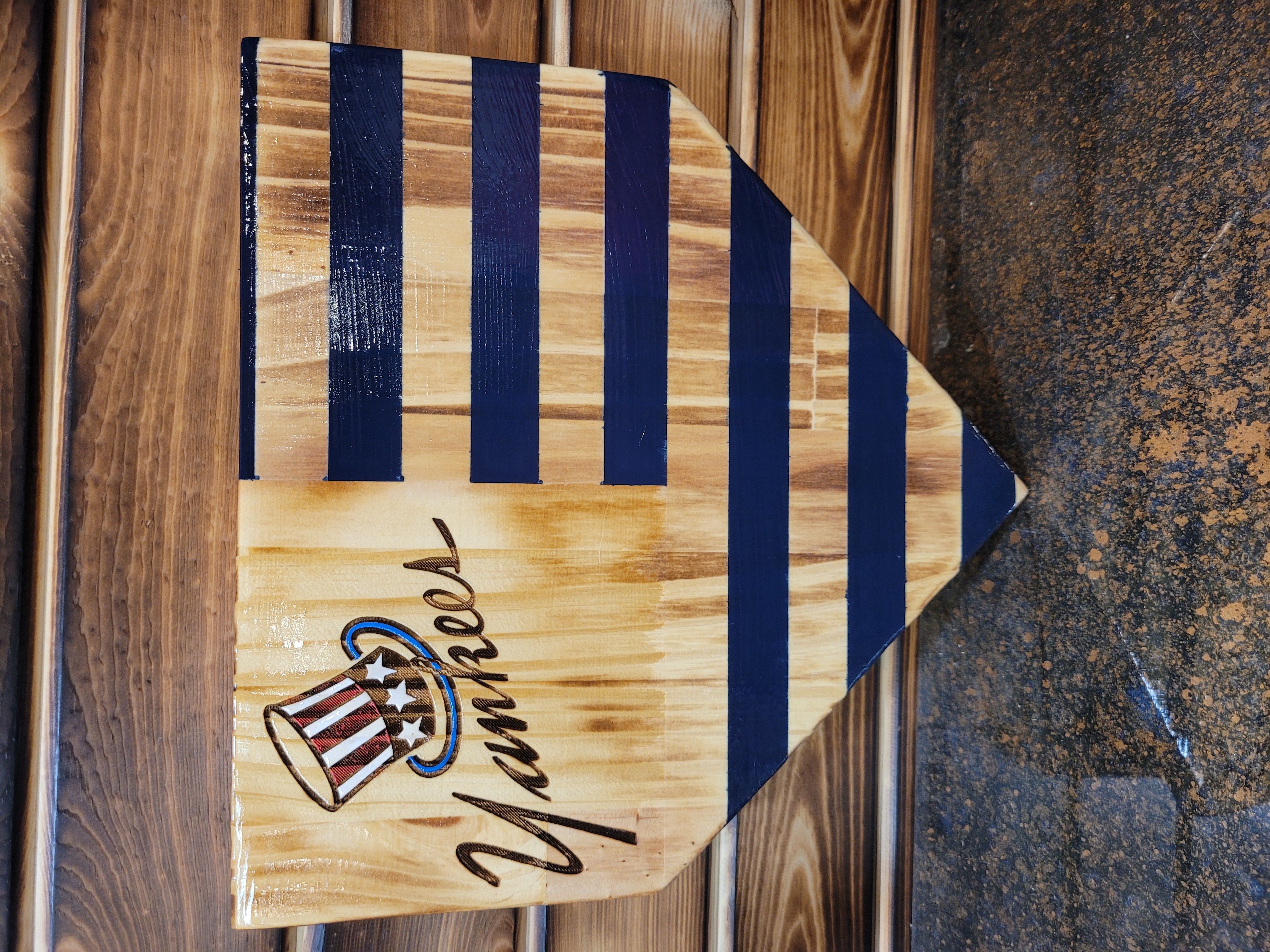 Engraved Wooden MLB Home Plates