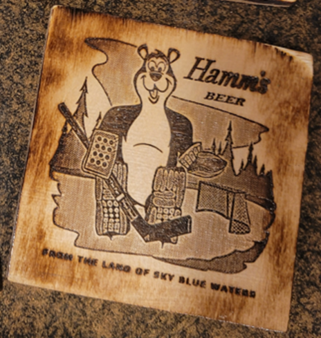 Wooden Drink Coaster (Alcohol)