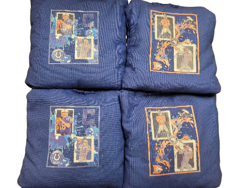 Standard Cornhole Bags (4 bags with Designs)