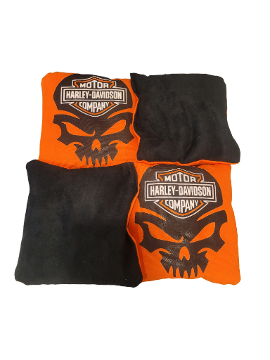Dual Sided Cornhole Bags (4 bags with Designs)