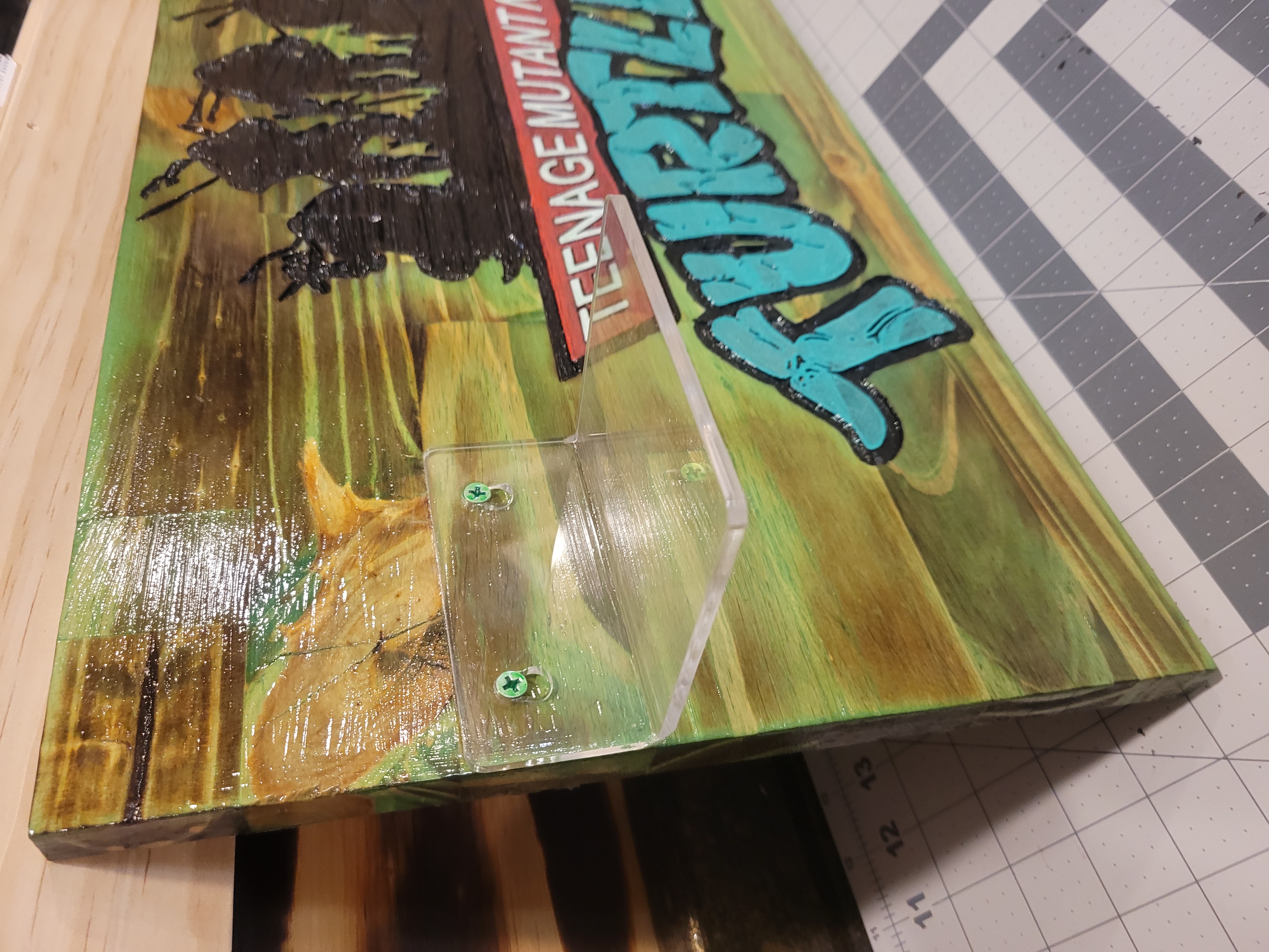 Ninja Turtles Green Wall Sign