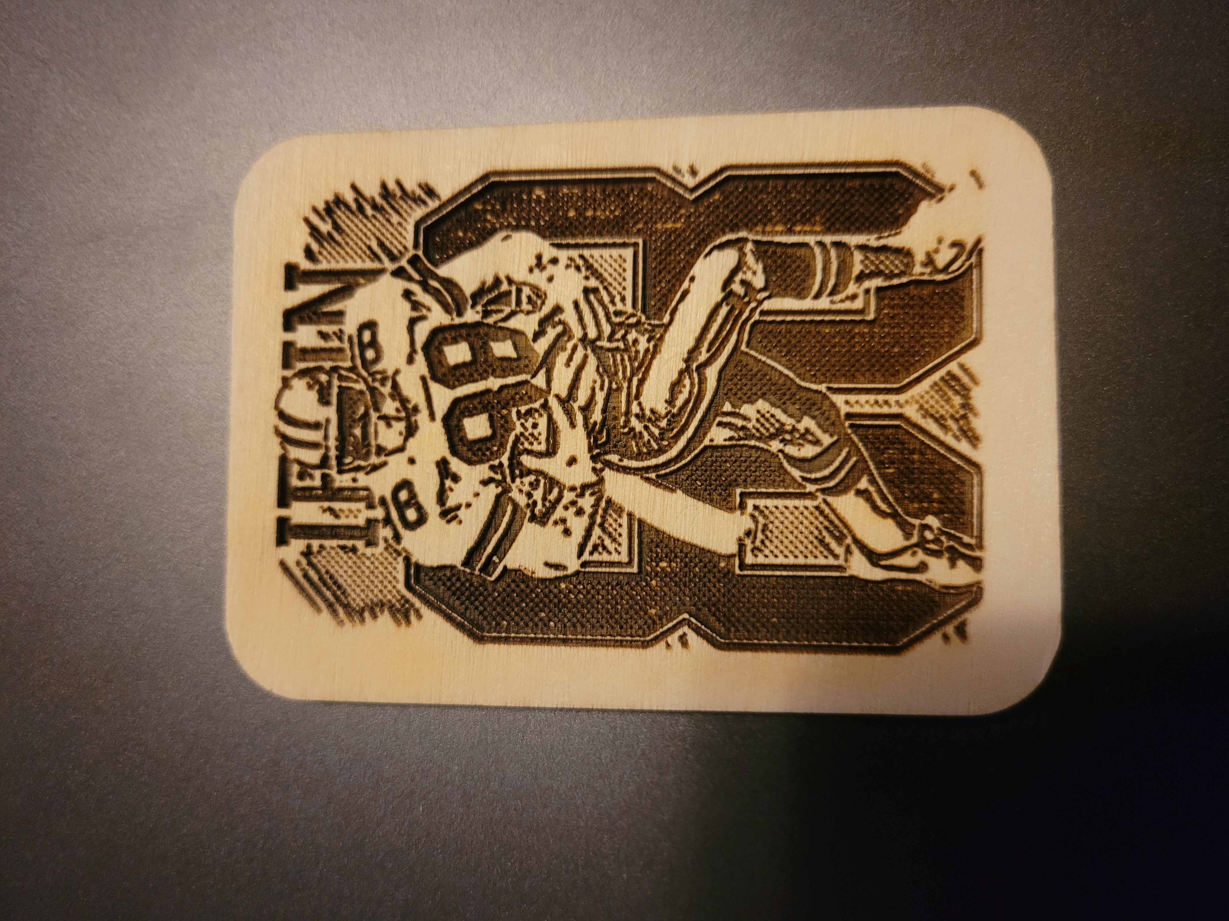 Engraved Wood Trading Cards – Custom Request