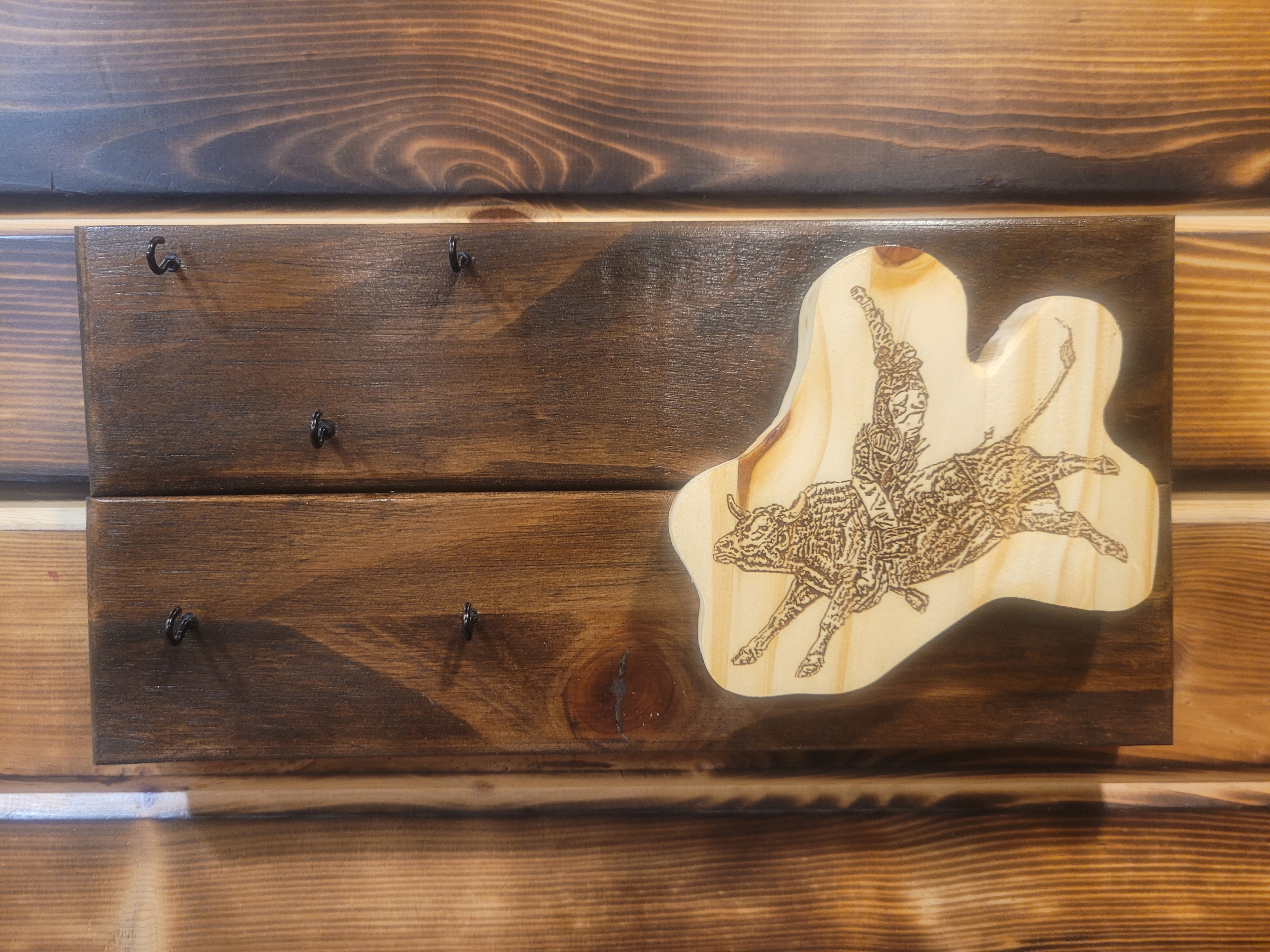 Engraved Wall Hanging Key Holder